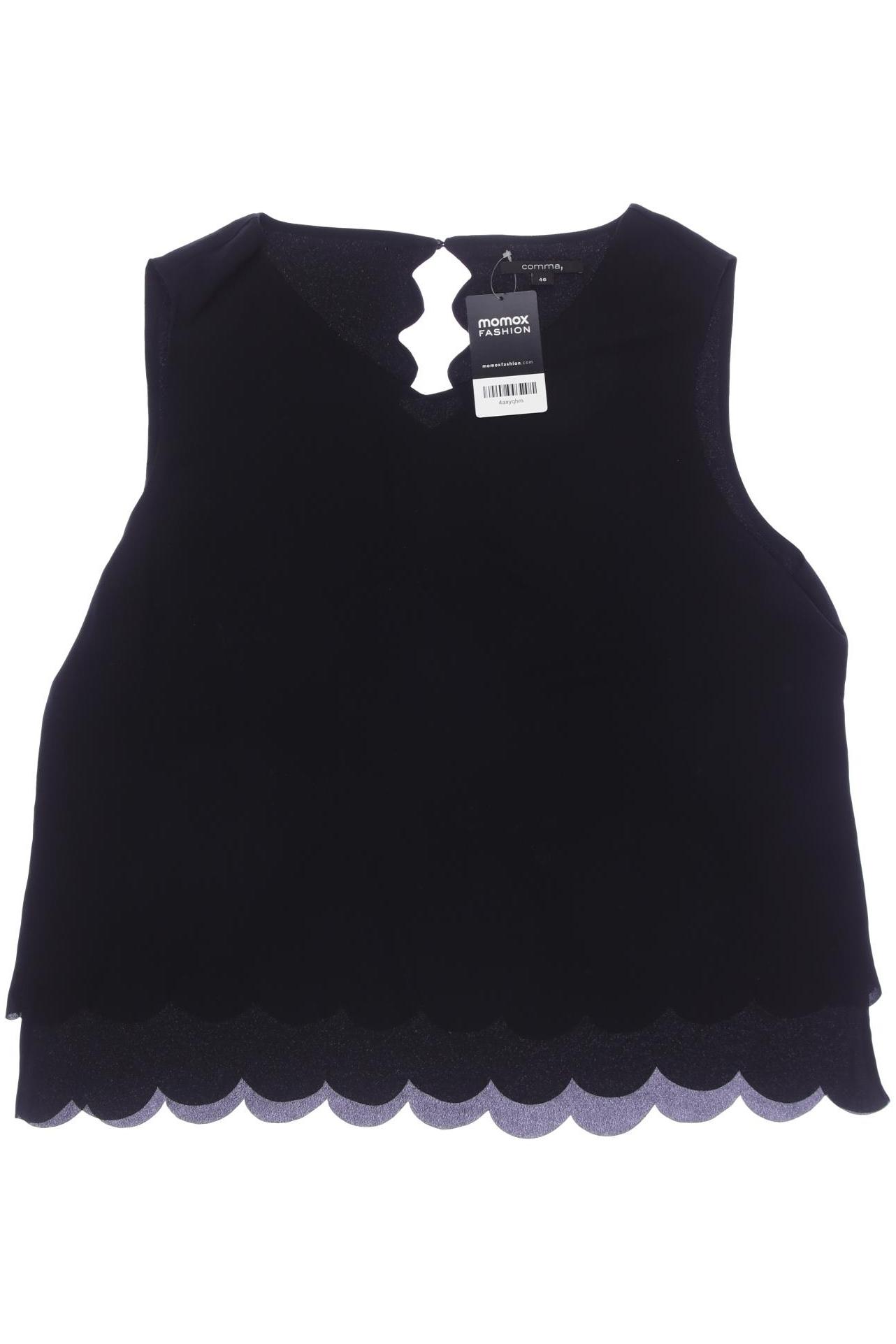 

Comma Damen Top, schwarz, Gr. 46