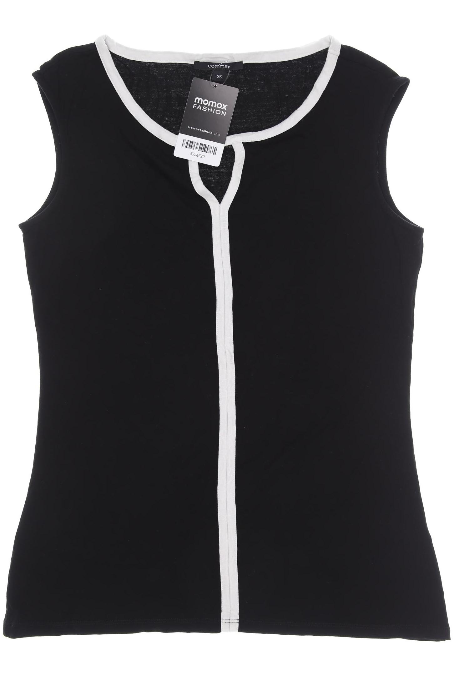 

Comma Damen Top, schwarz, Gr. 36