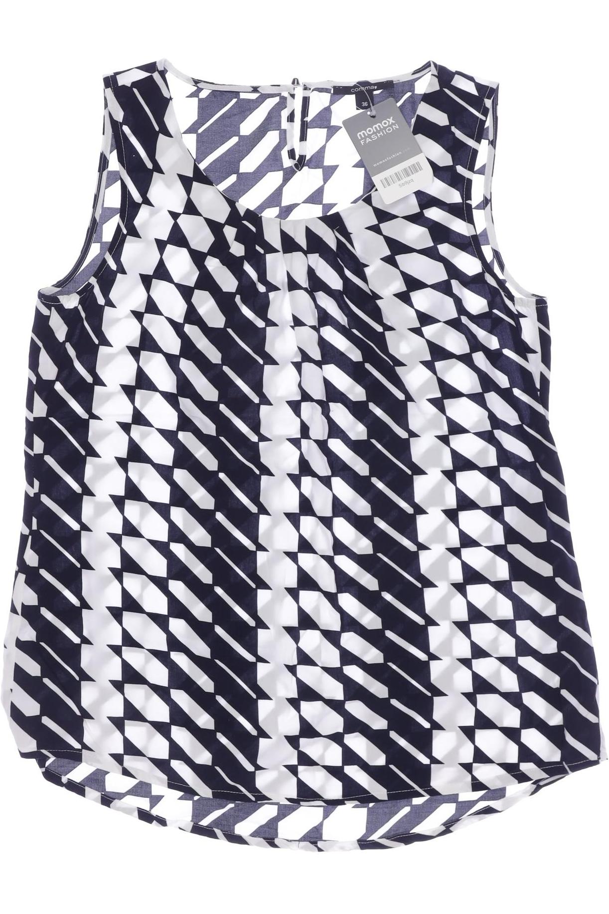 

Comma Damen Top, marineblau, Gr. 36
