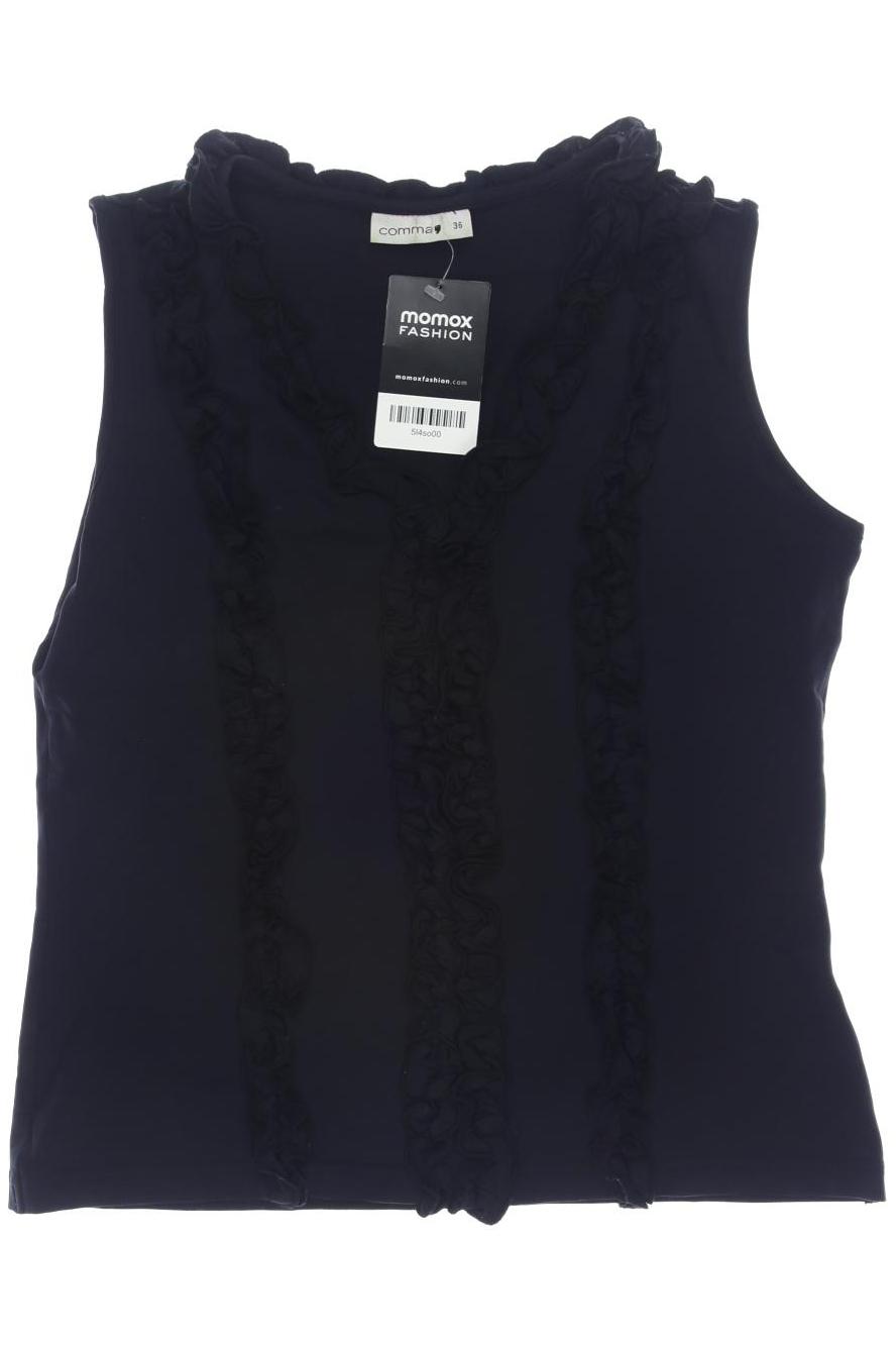 

Comma Damen Top, schwarz, Gr. 36