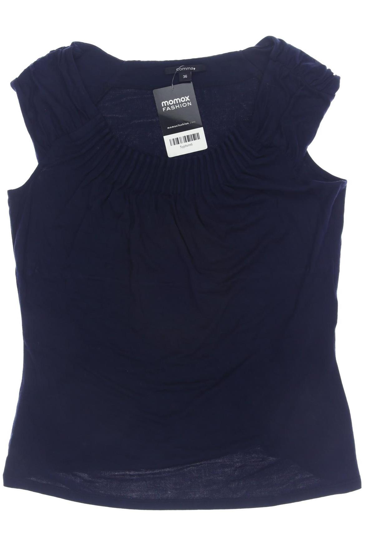

Comma Damen Top, marineblau, Gr. 36