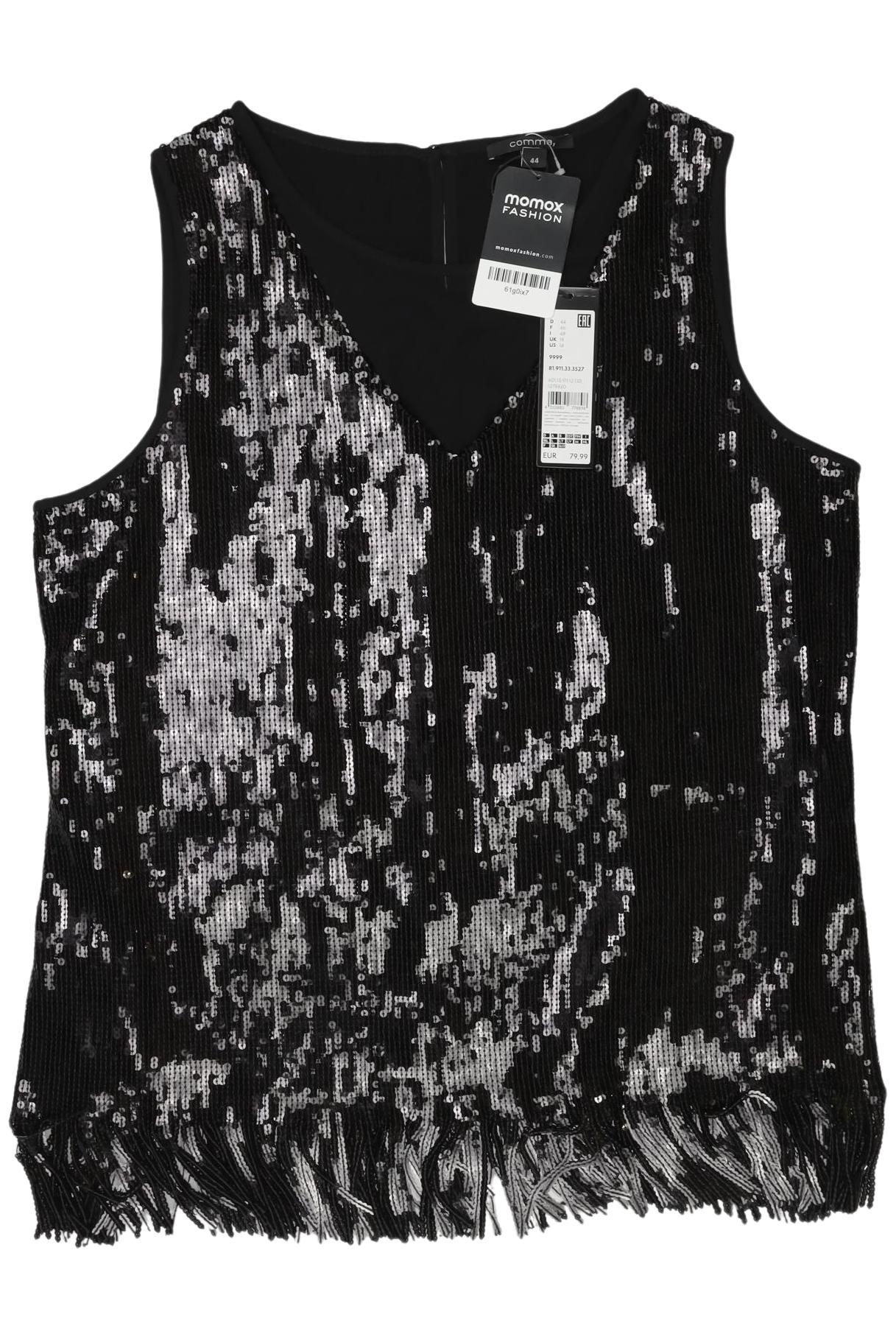 

Comma Damen Top, schwarz, Gr. 44