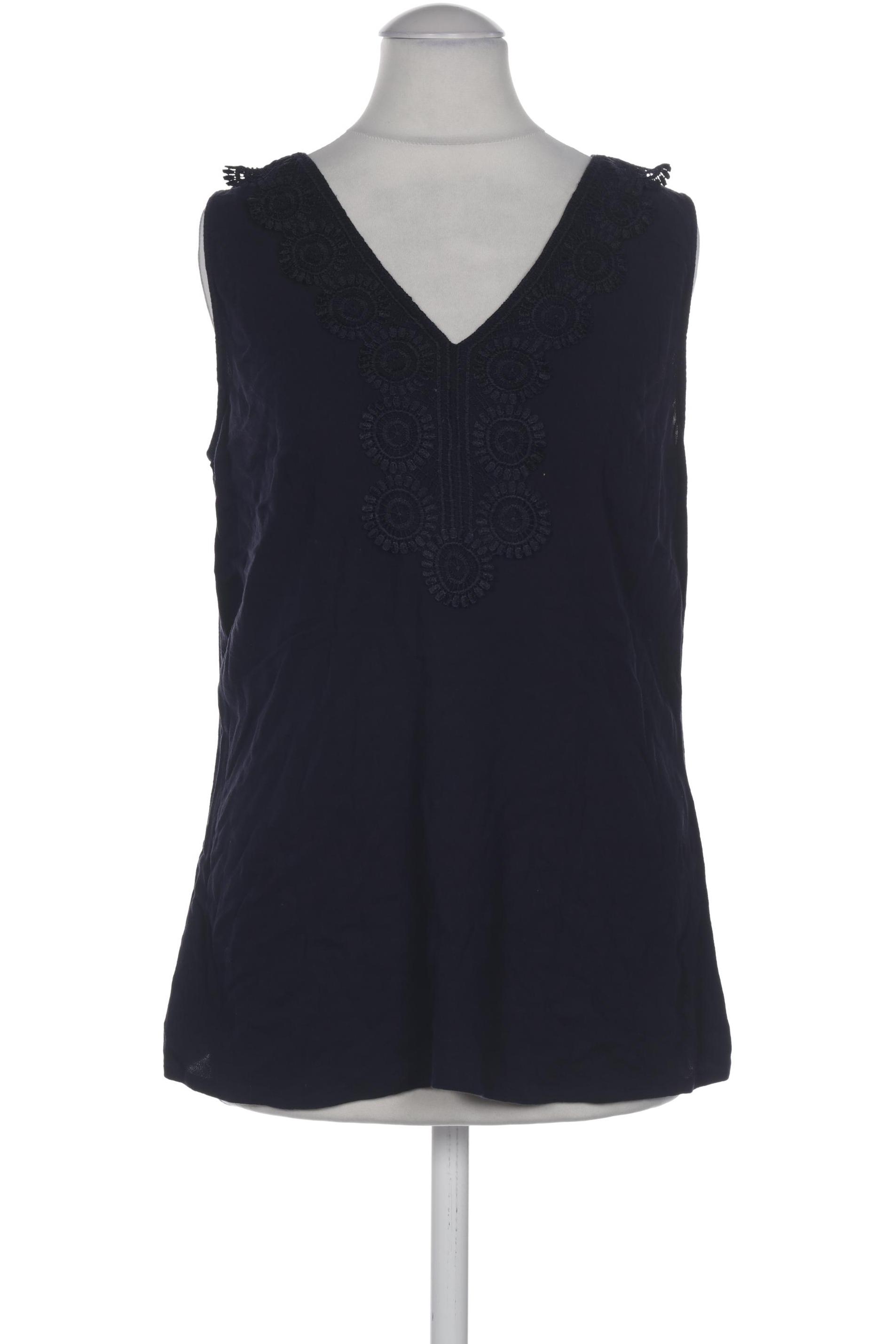 

Comma Damen Top, marineblau, Gr. 36