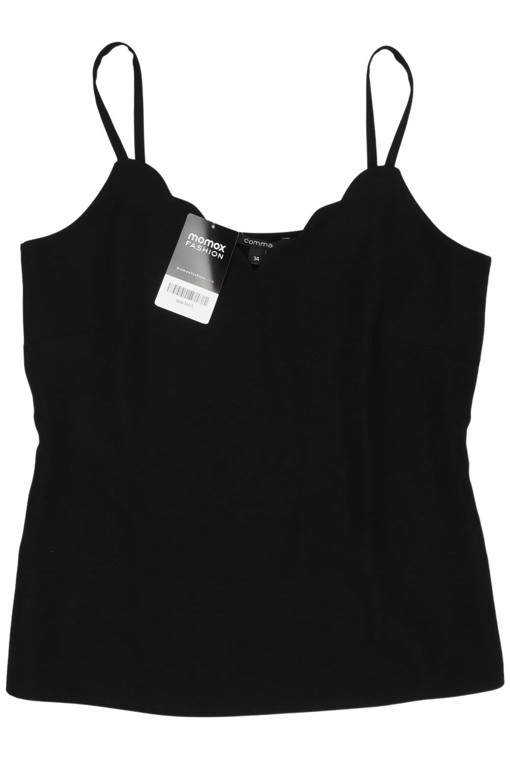 

Comma Damen Top, schwarz, Gr. 34
