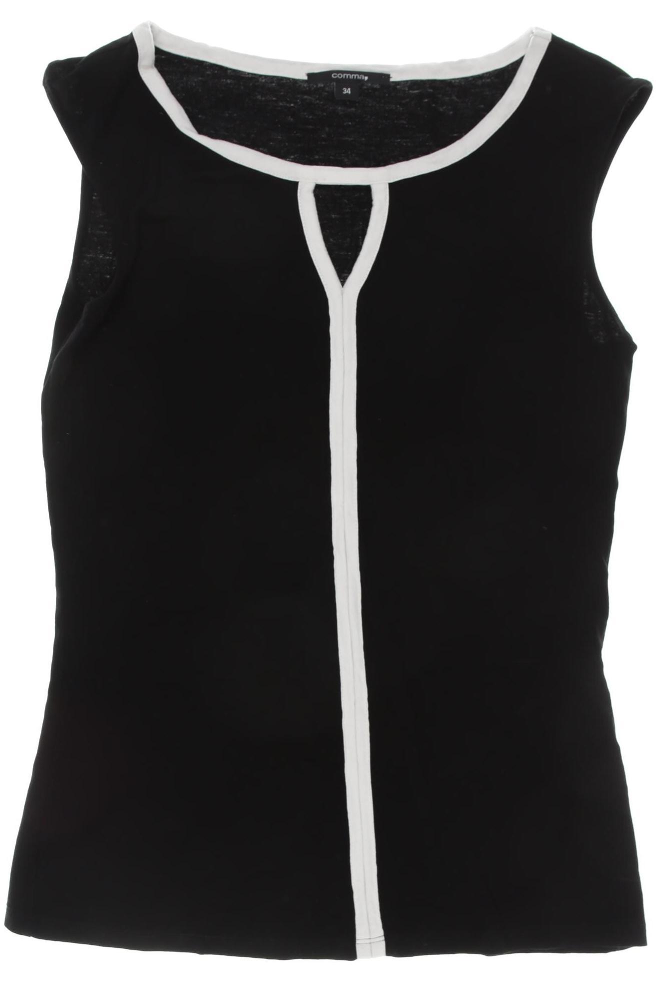 

Comma Damen Top, schwarz, Gr. 34