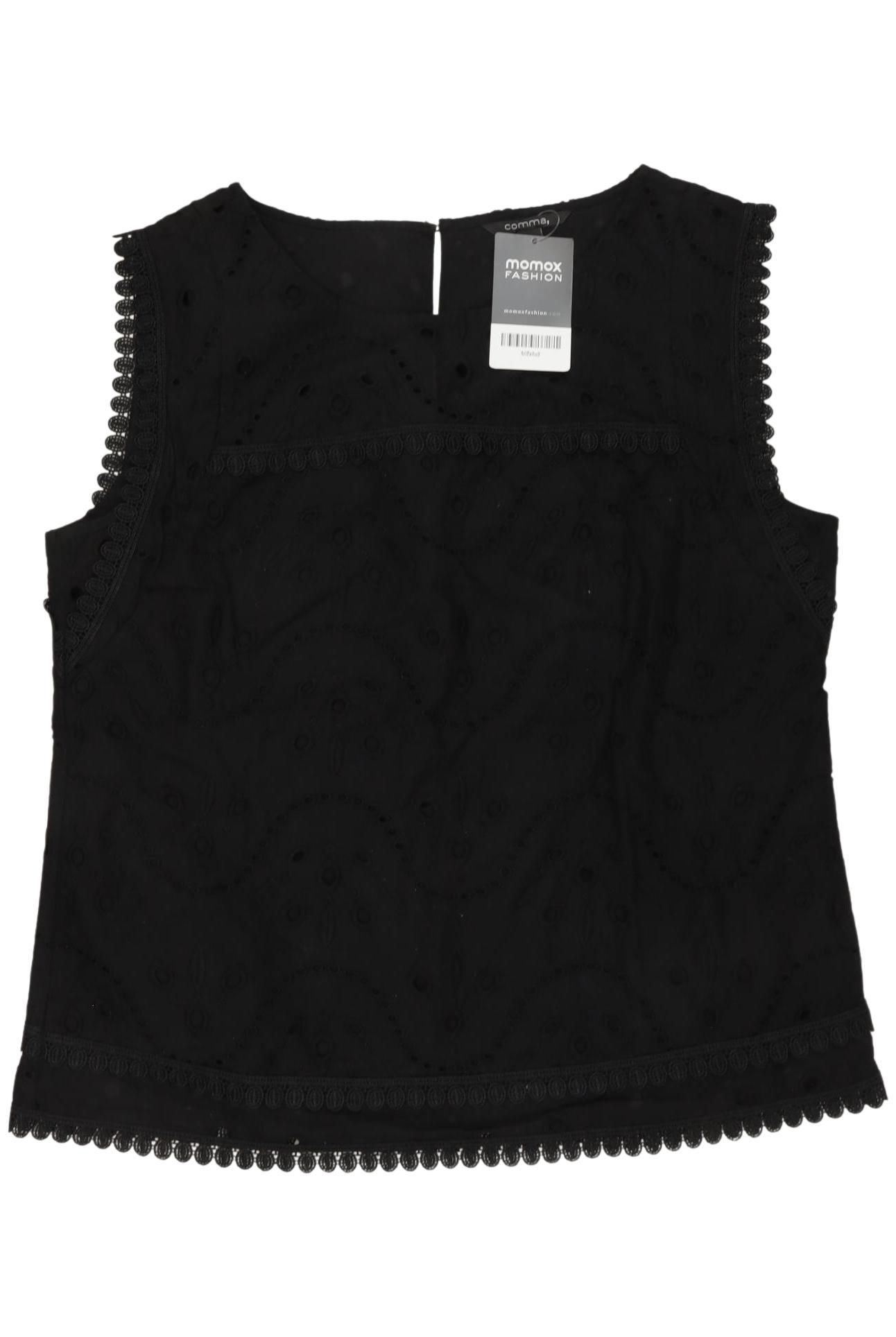 

Comma Damen Top, schwarz, Gr. 38