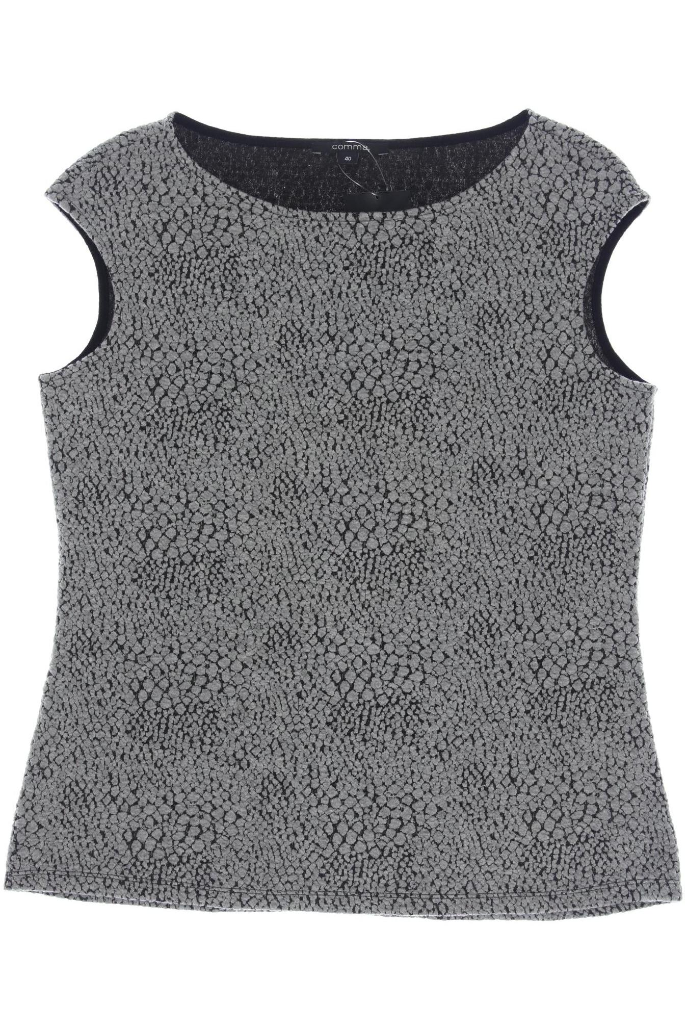 

Comma Damen Top, grau, Gr. 40