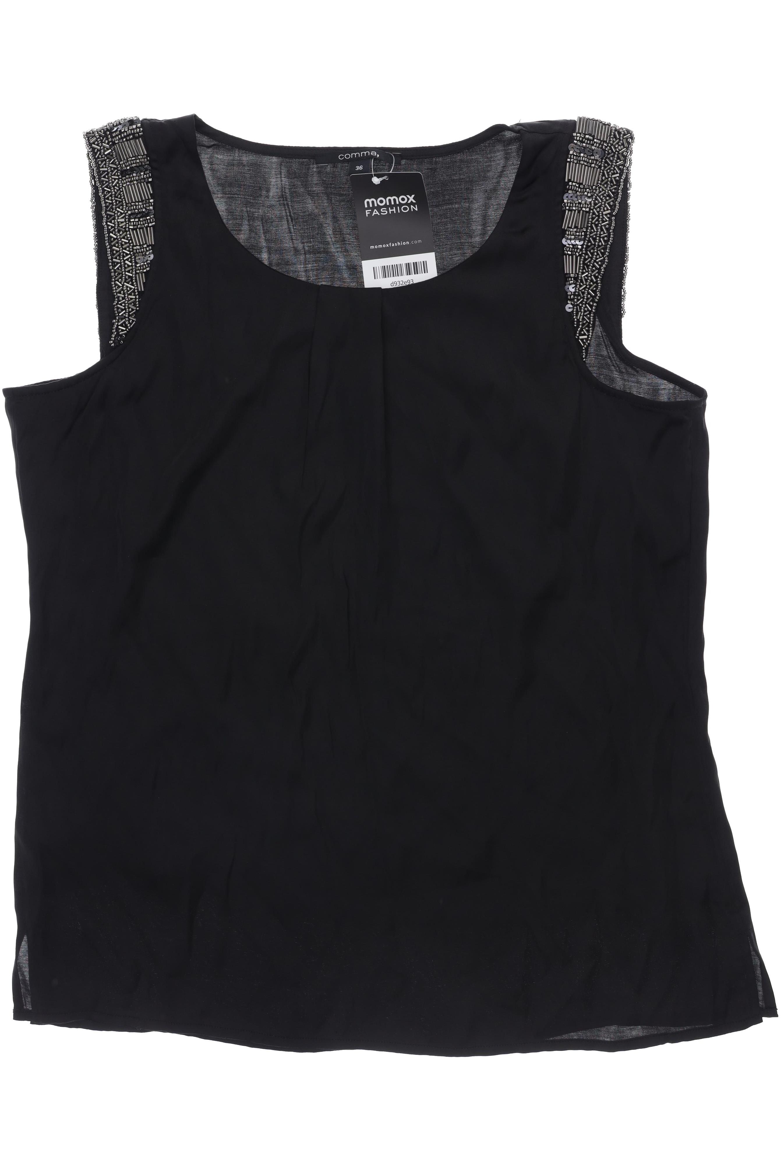 

Comma Damen Top, schwarz, Gr. 36