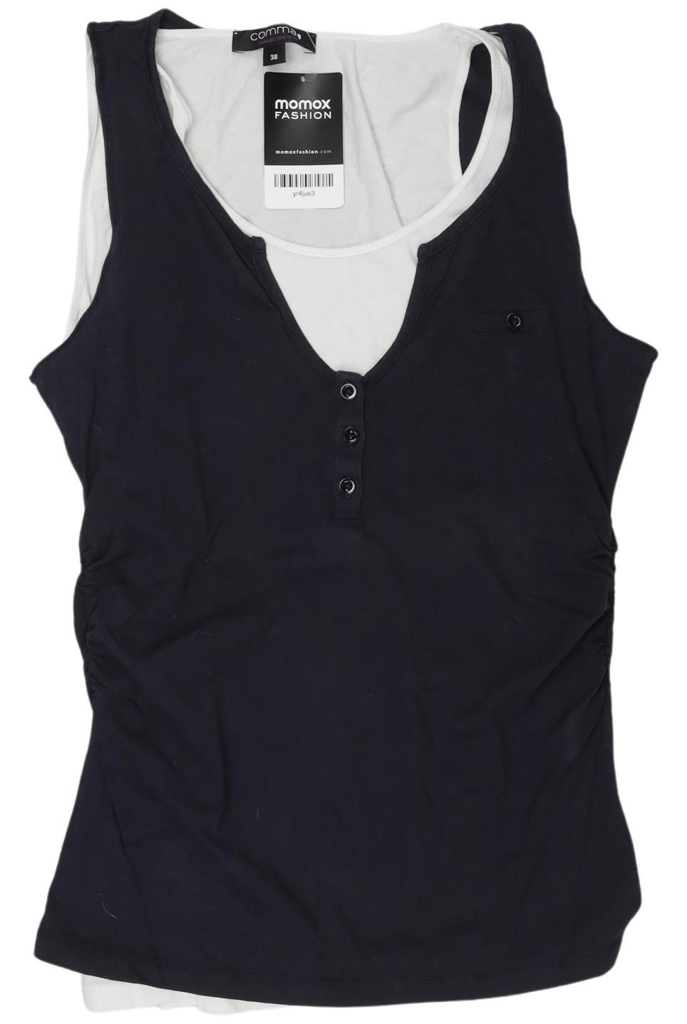 

Comma Damen Top, marineblau, Gr. 38