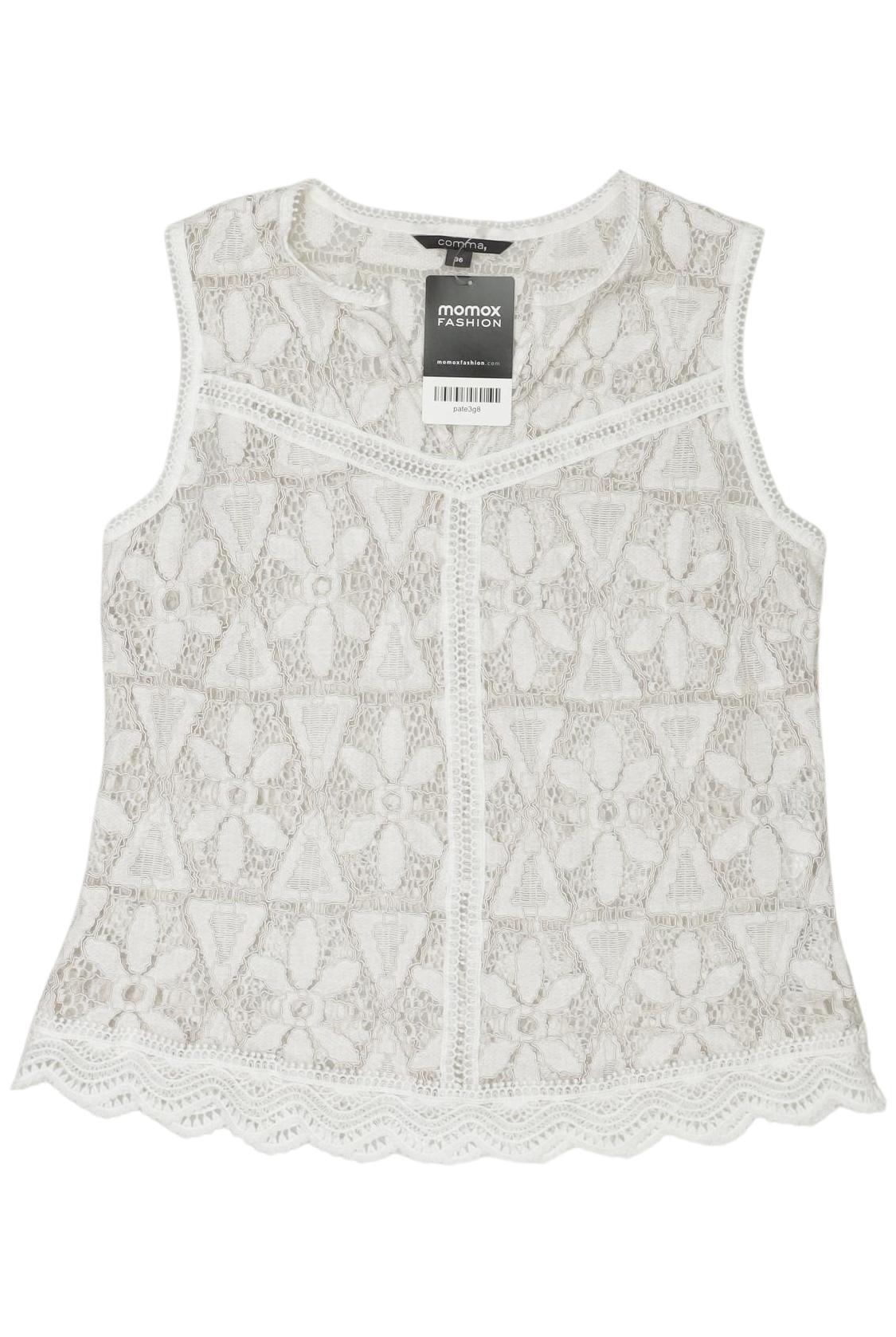 

Comma Damen Top, weiß, Gr. 36