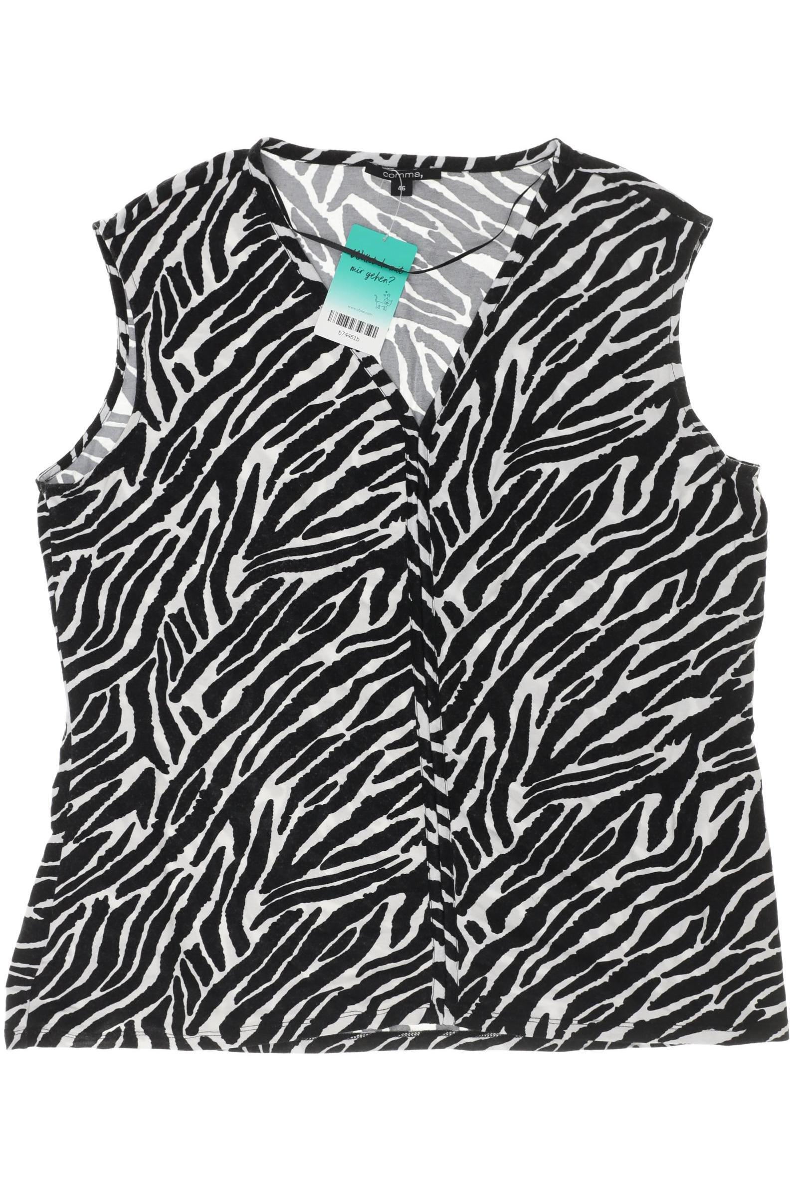 

Comma Damen Top, schwarz, Gr. 46