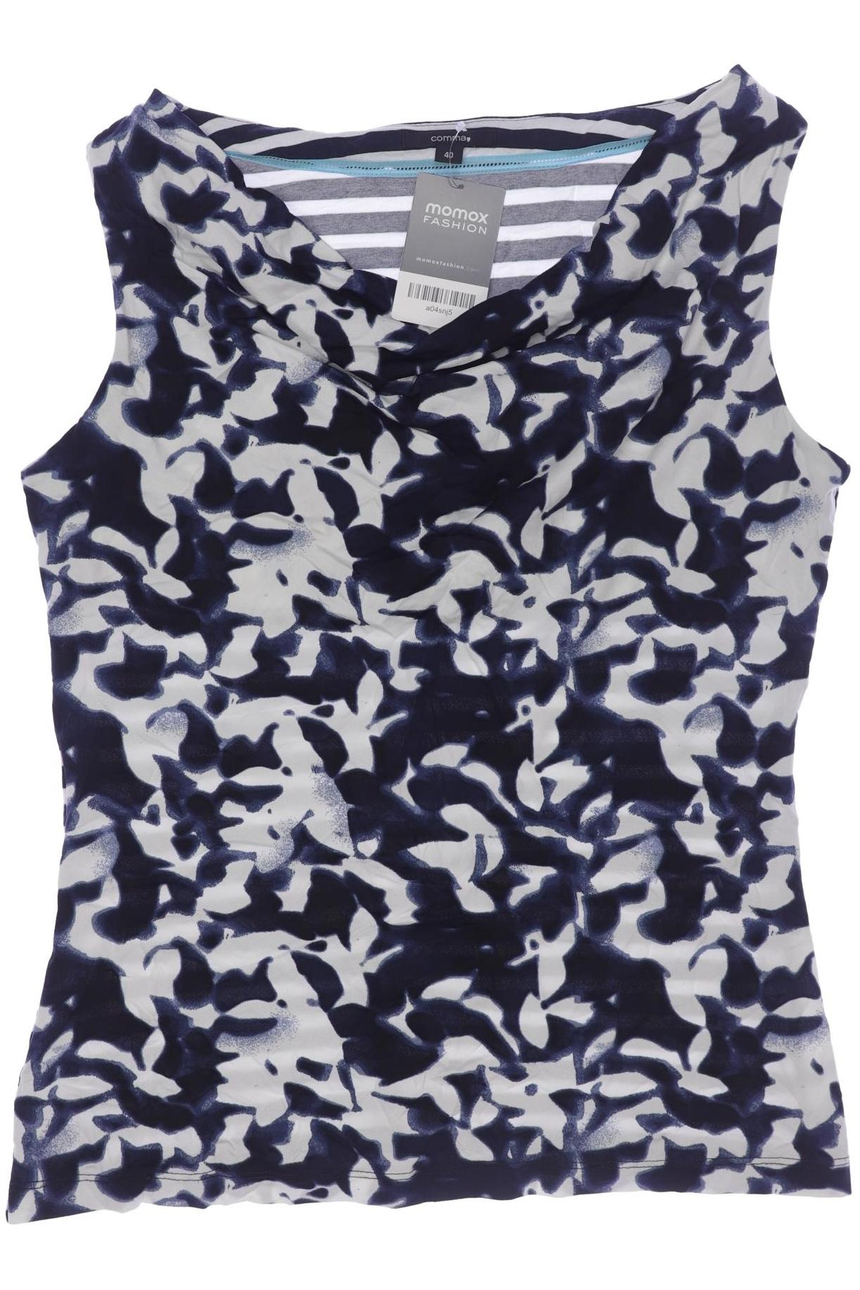 

Comma Damen Top, marineblau, Gr. 40