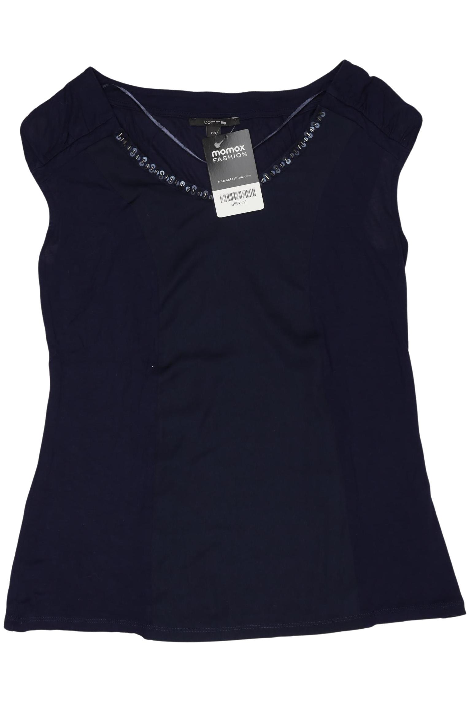 

Comma Damen Top, marineblau, Gr. 36