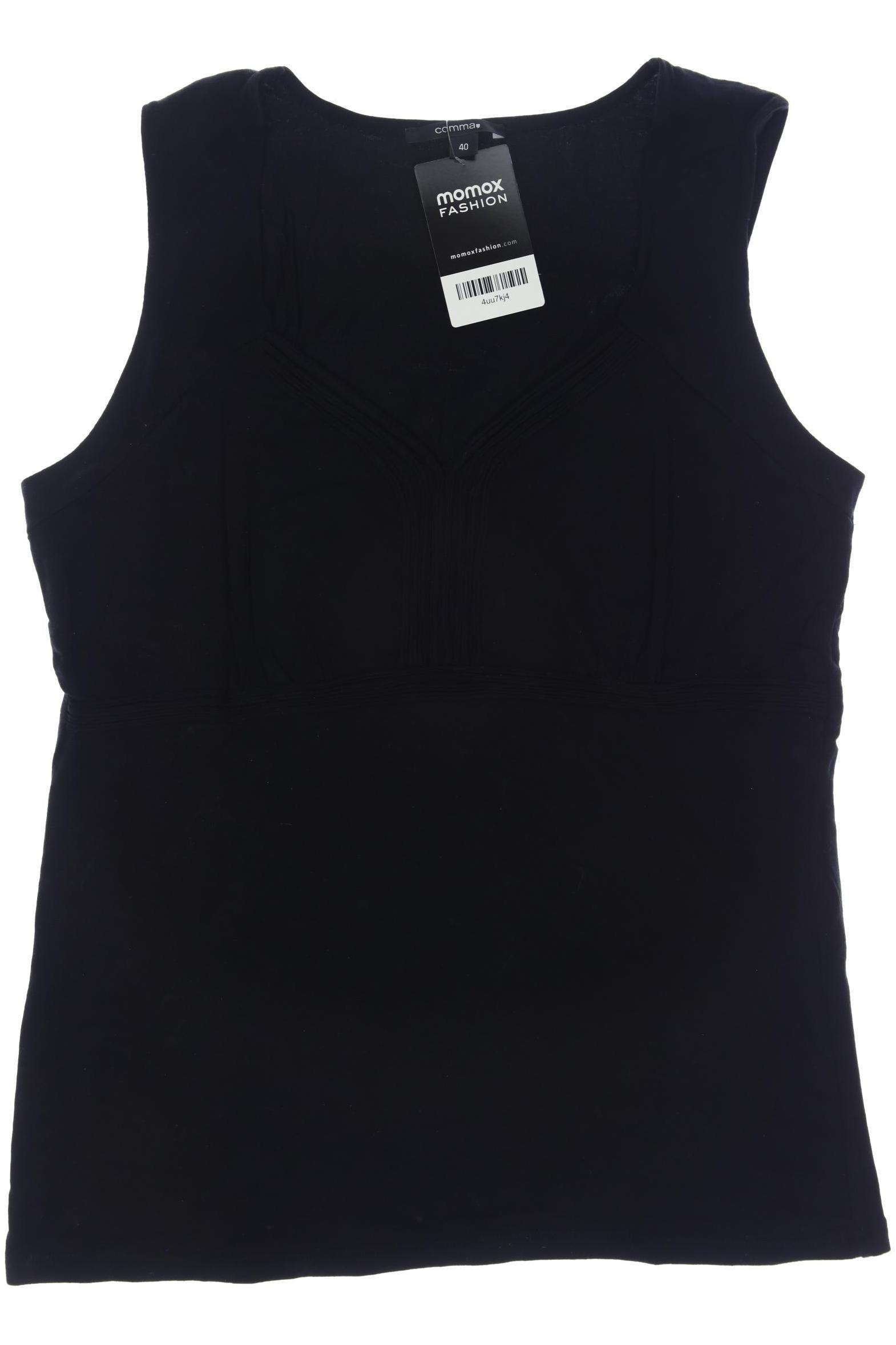 

Comma Damen Top, schwarz, Gr. 40