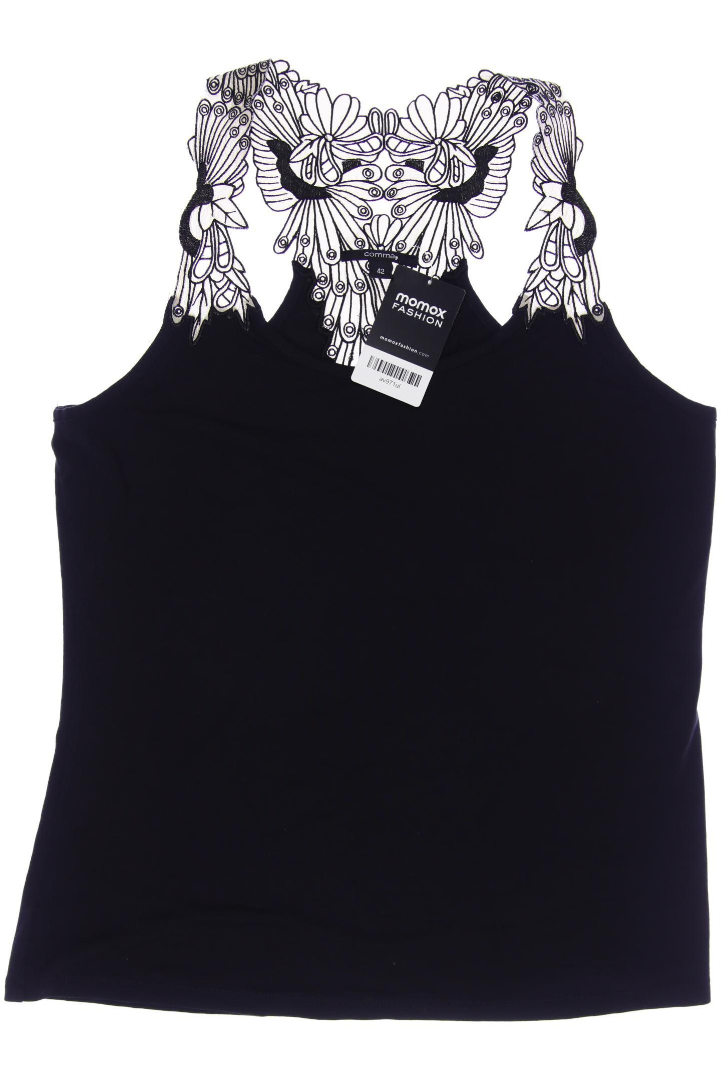 

Comma Damen Top, schwarz