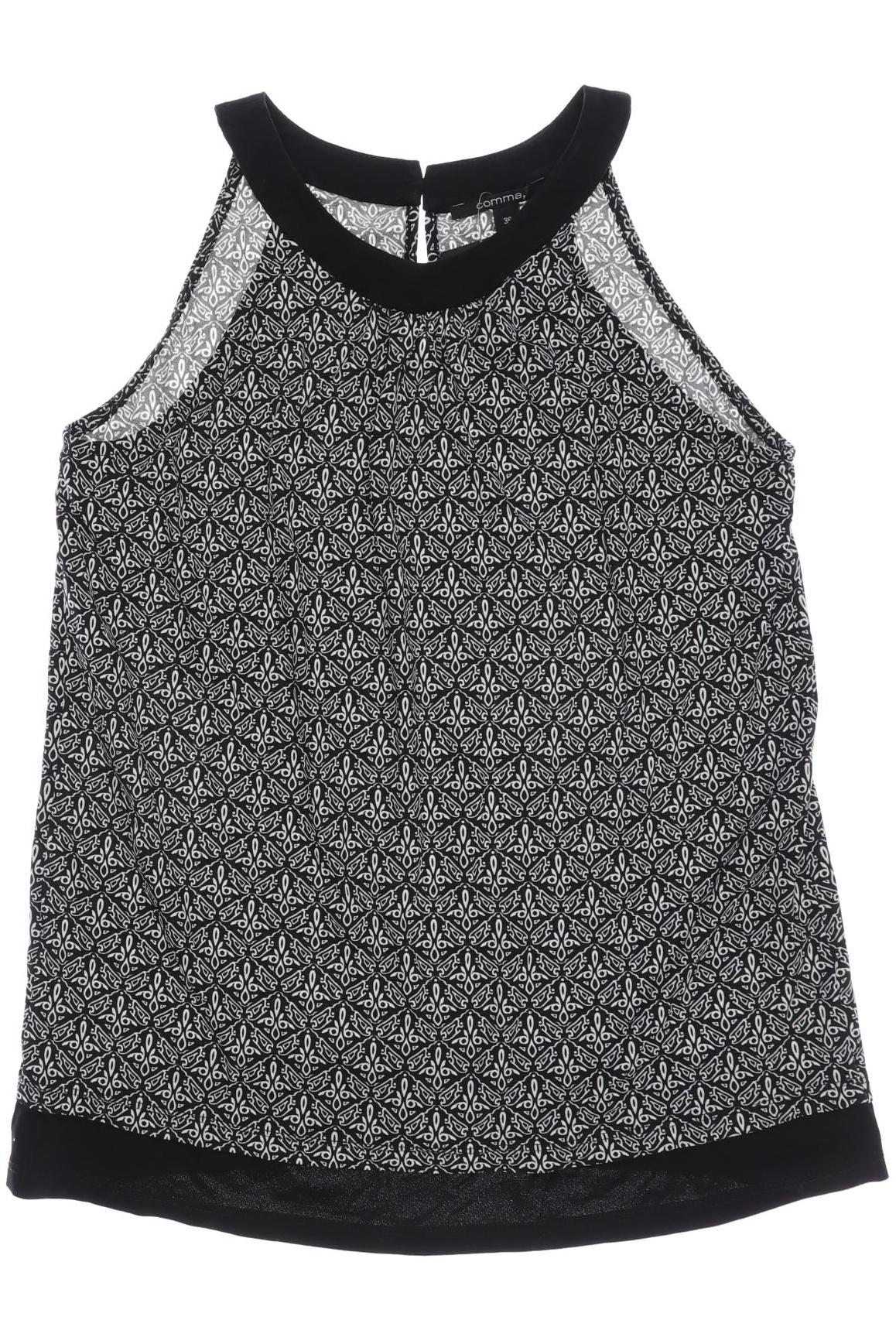 

Comma Damen Top, schwarz
