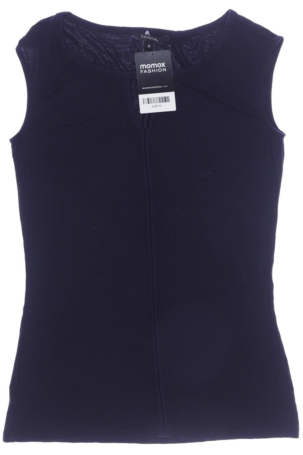 

Comma Damen Top, marineblau, Gr. 32