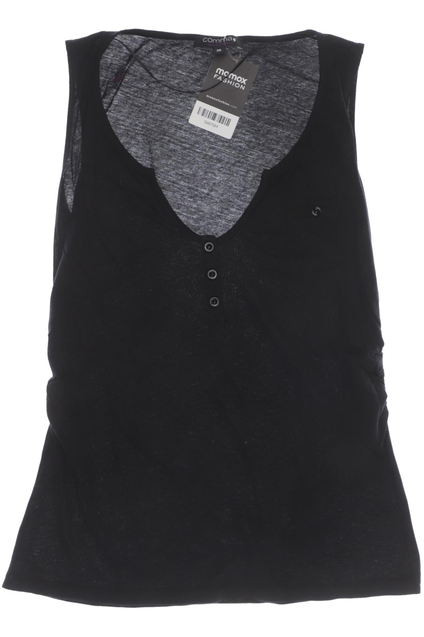 

Comma Damen Top, schwarz, Gr. 38