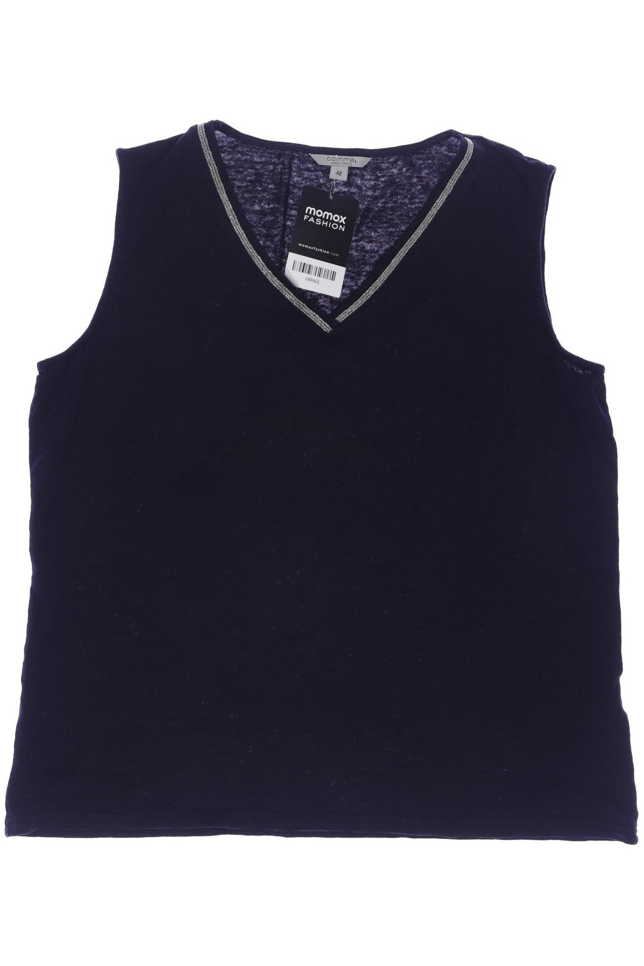 

Comma Damen Top, marineblau, Gr. 42