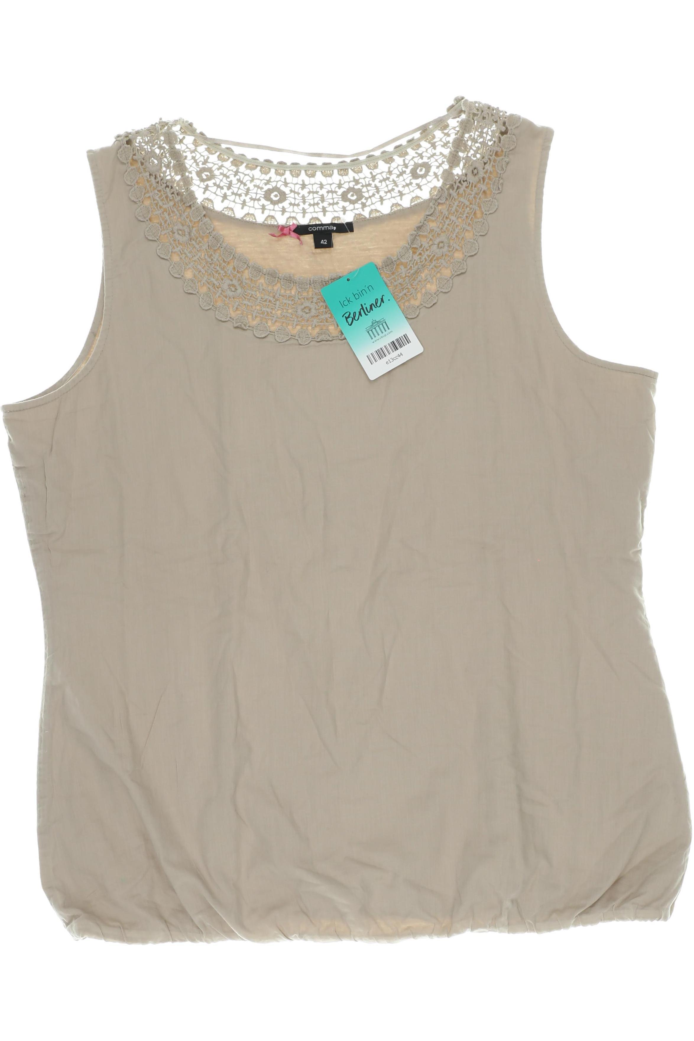

Comma Damen Top, beige, Gr. 42