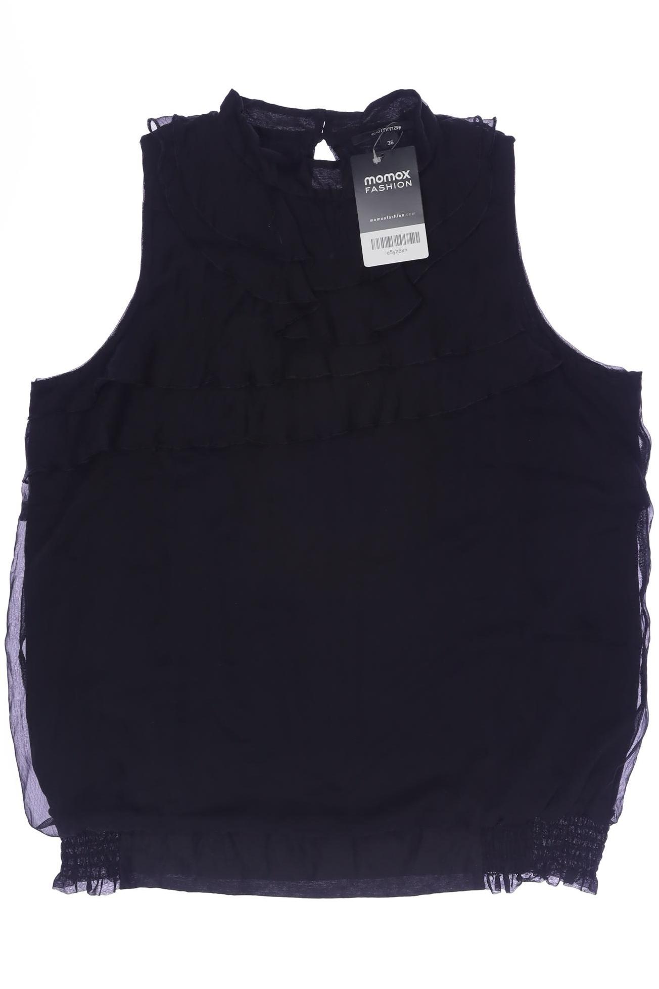 

Comma Damen Top, schwarz, Gr. 36