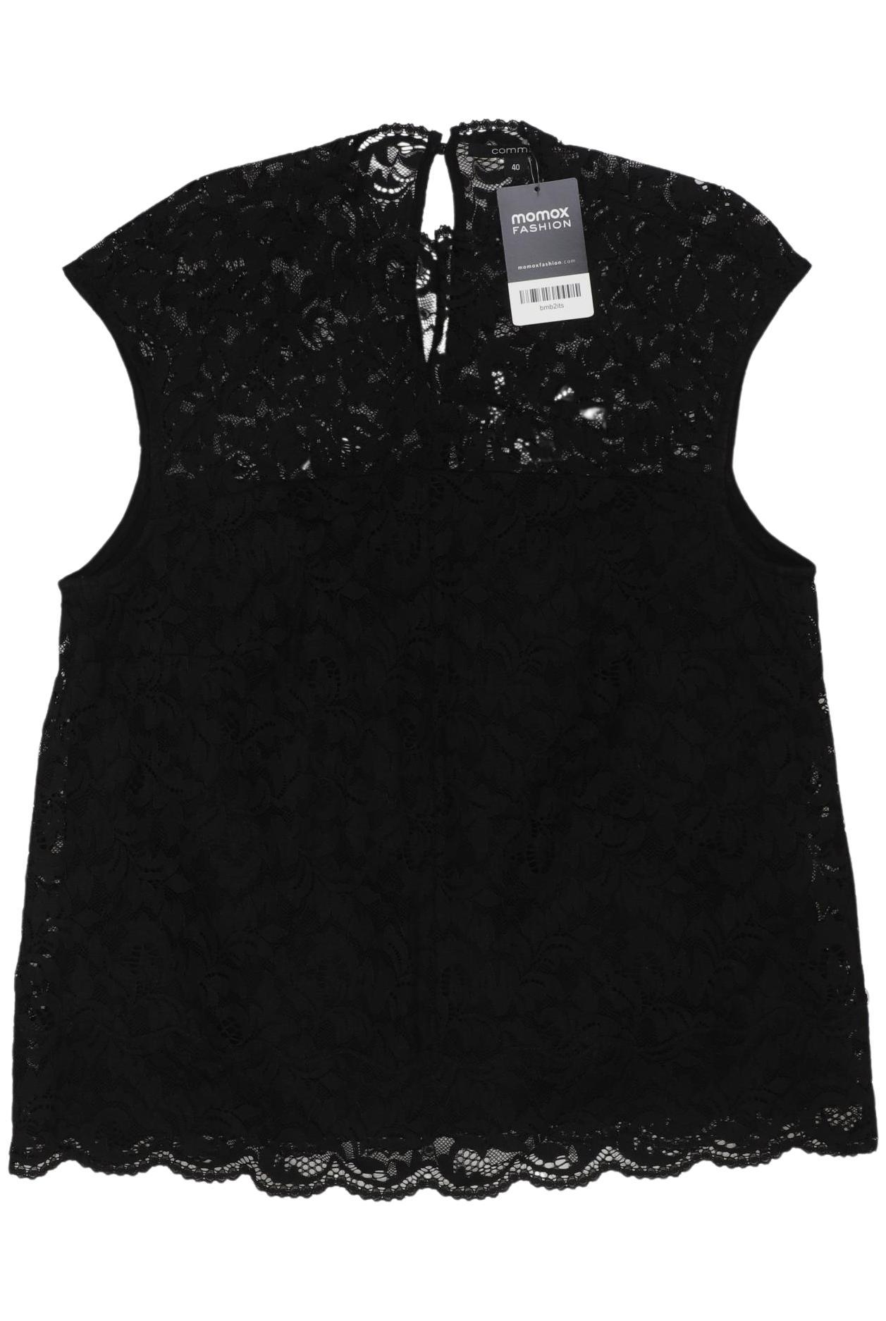 

Comma Damen Top, schwarz, Gr. 40