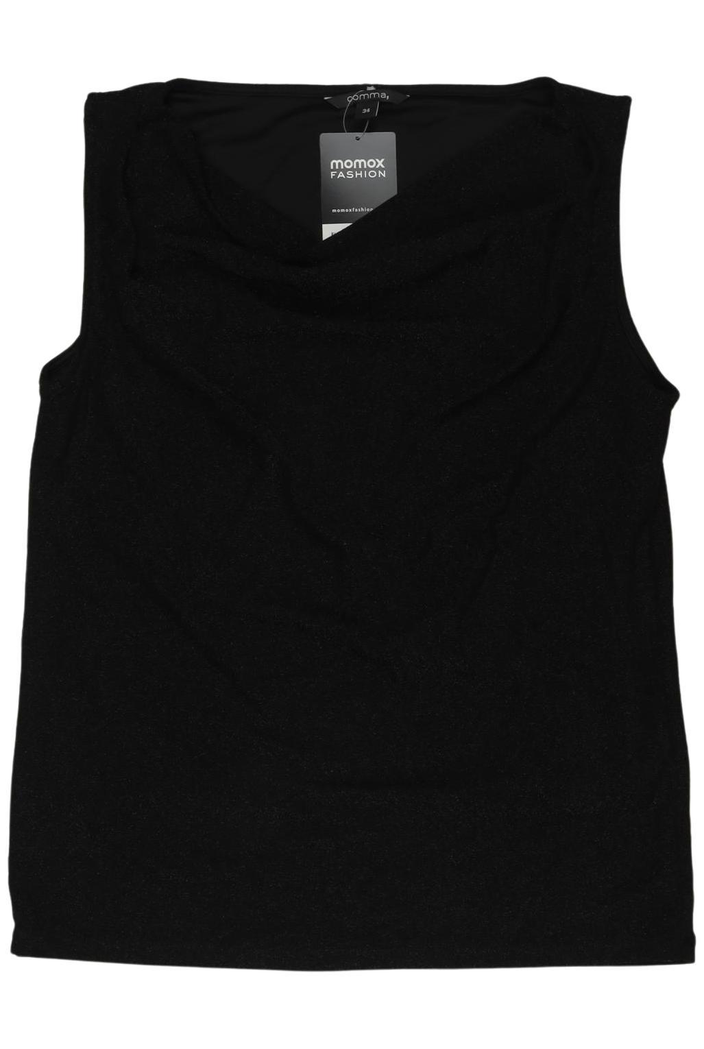 

Comma Damen Top, schwarz, Gr. 34