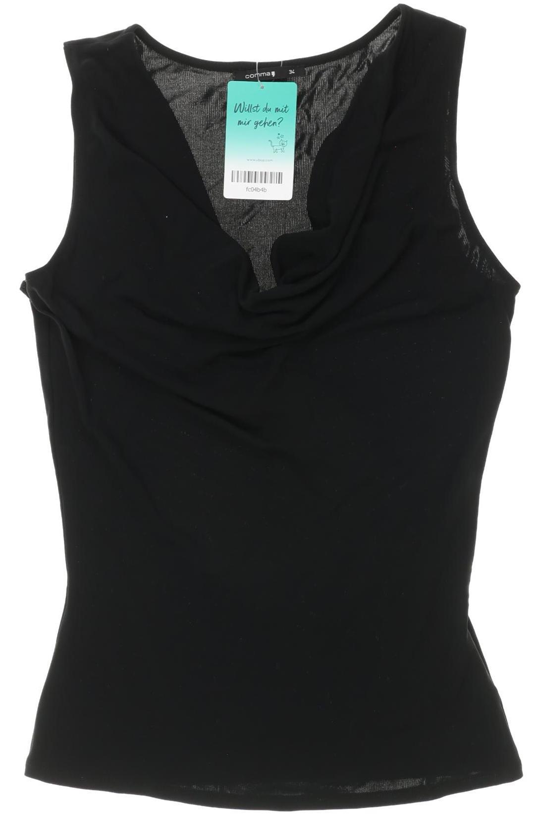 

Comma Damen Top, schwarz, Gr. 34