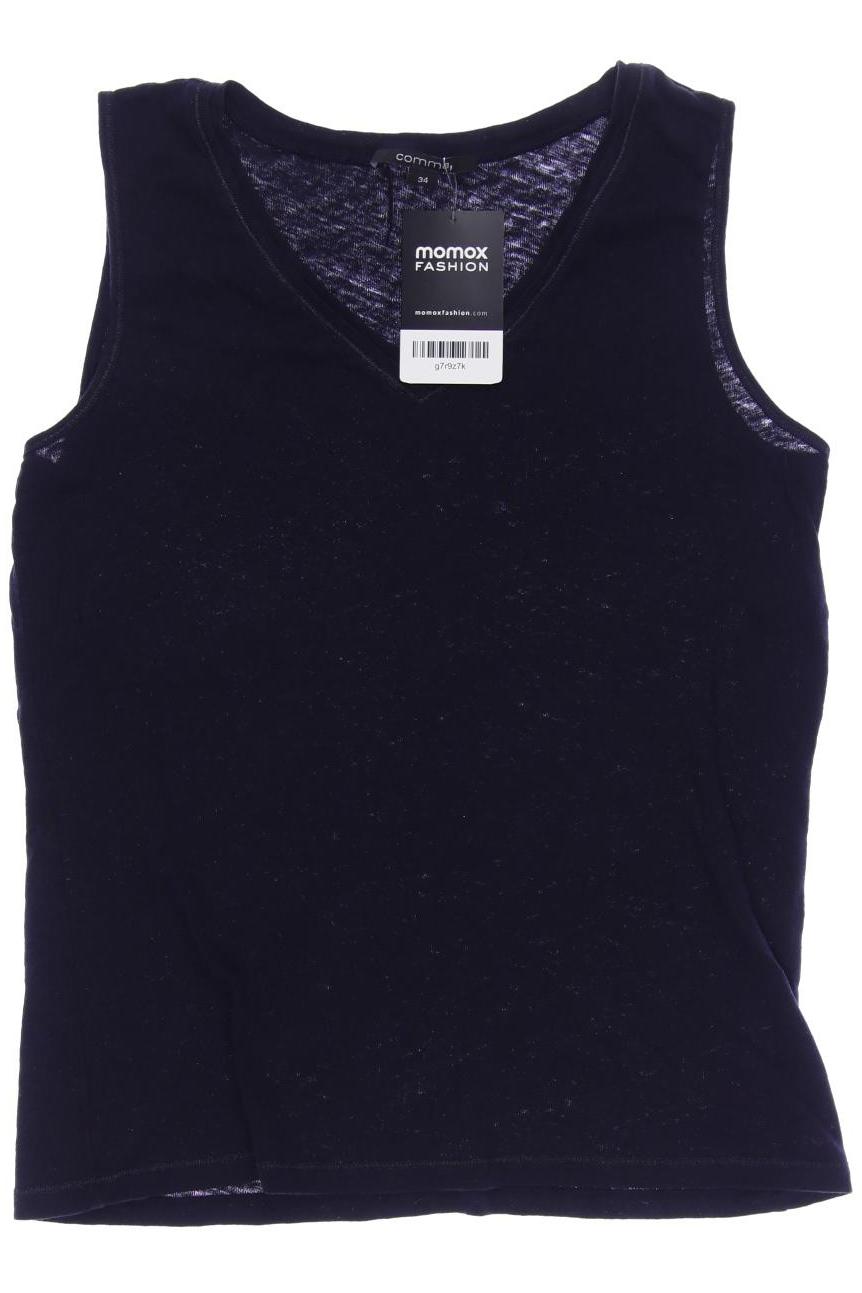 

Comma Damen Top, marineblau, Gr. 34