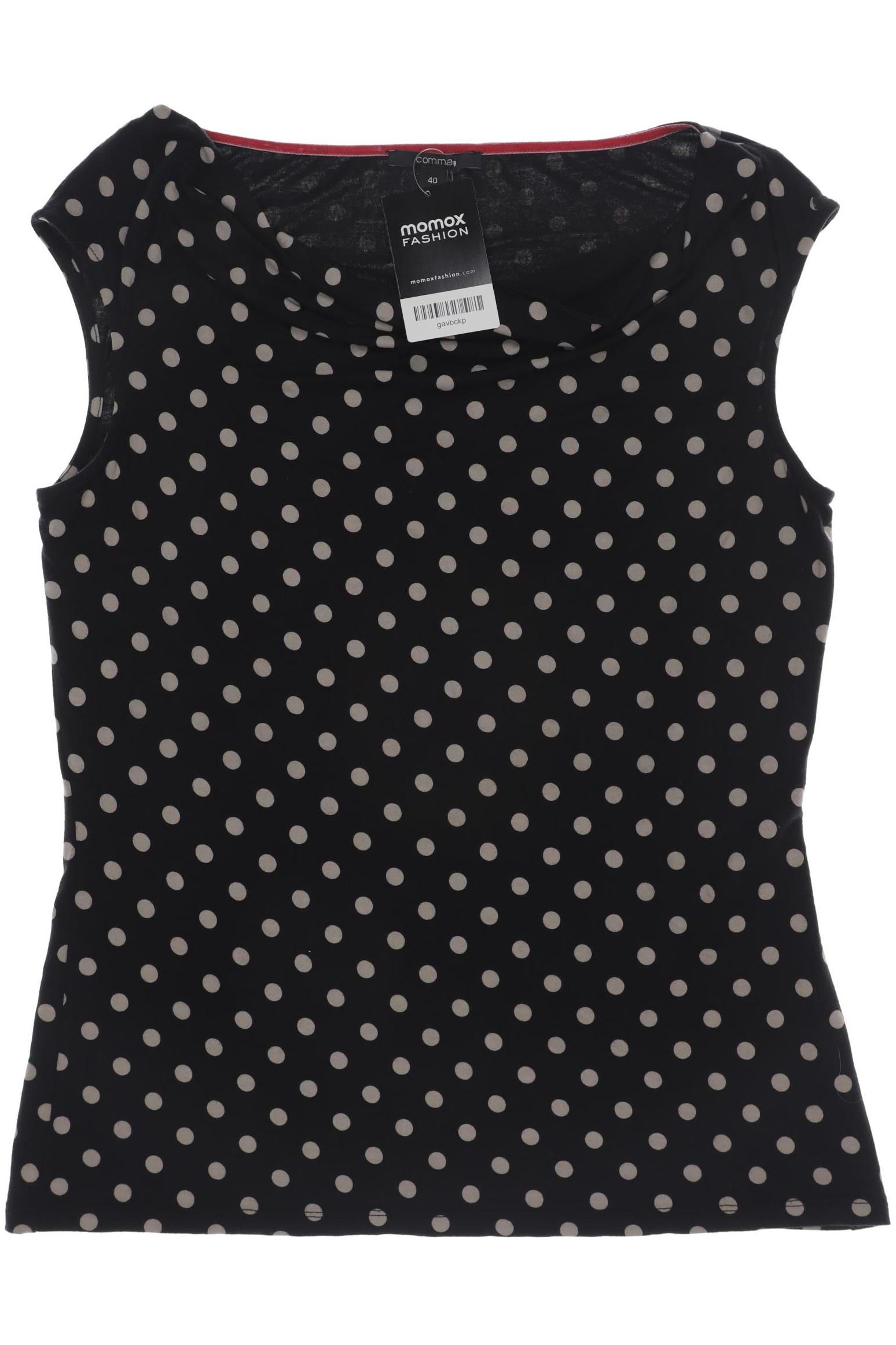 

Comma Damen Top, schwarz