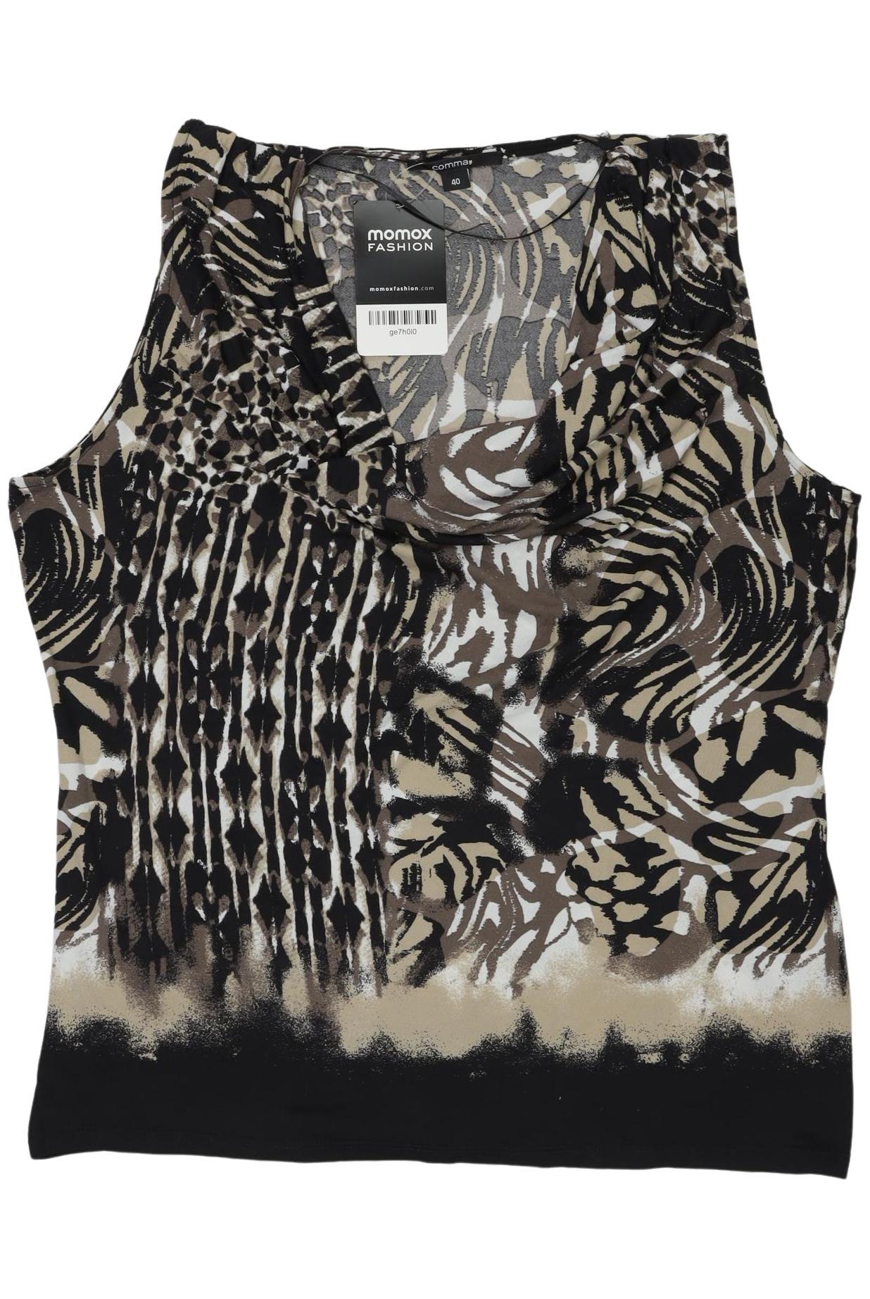 

Comma Damen Top, schwarz, Gr. 40