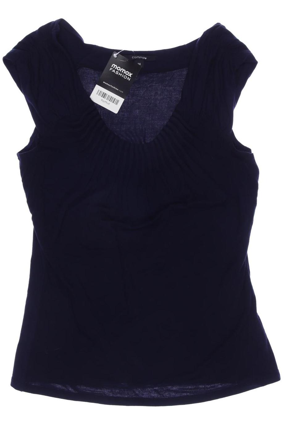 

Comma Damen Top, marineblau, Gr. 34