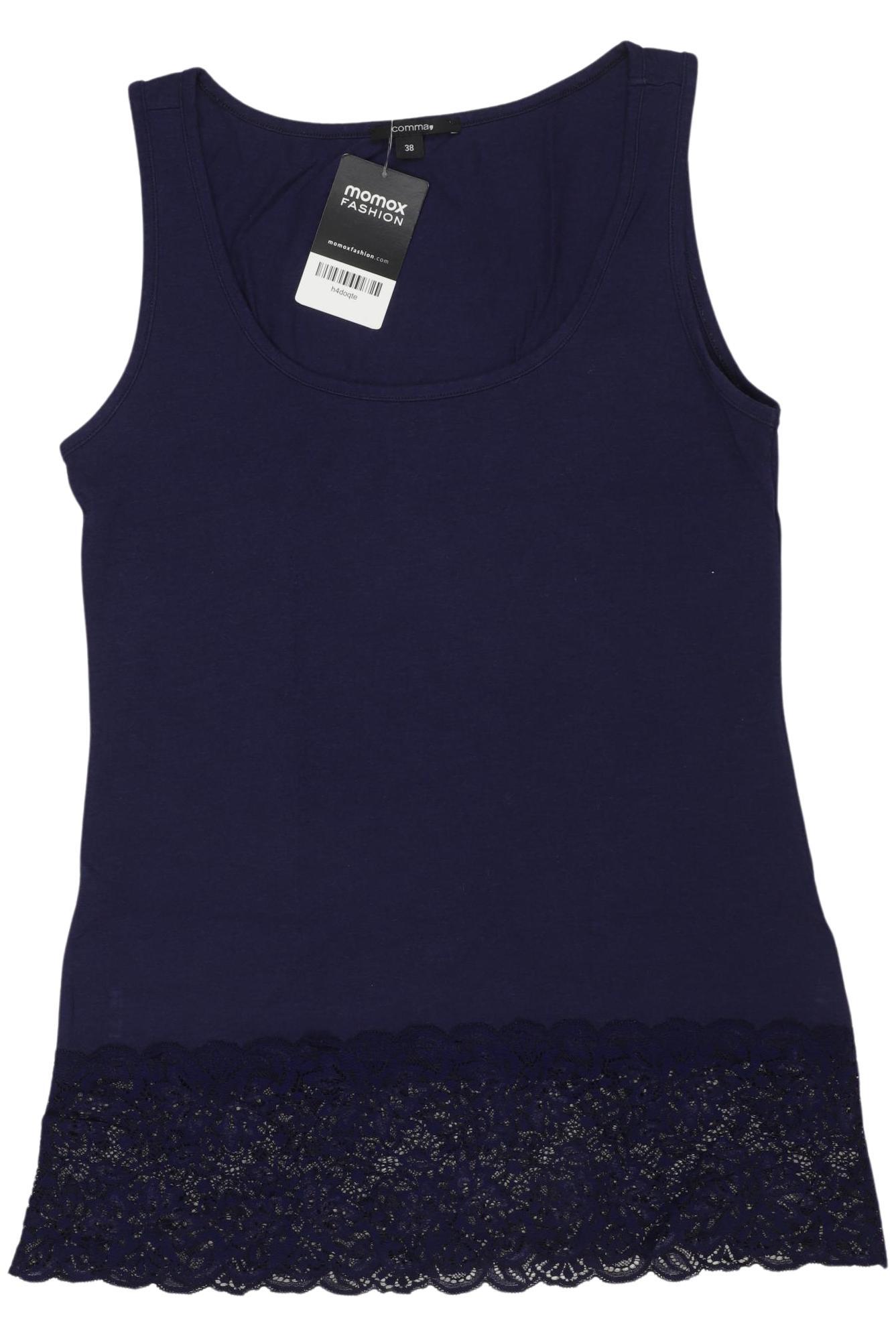 

Comma Damen Top, marineblau, Gr. 38