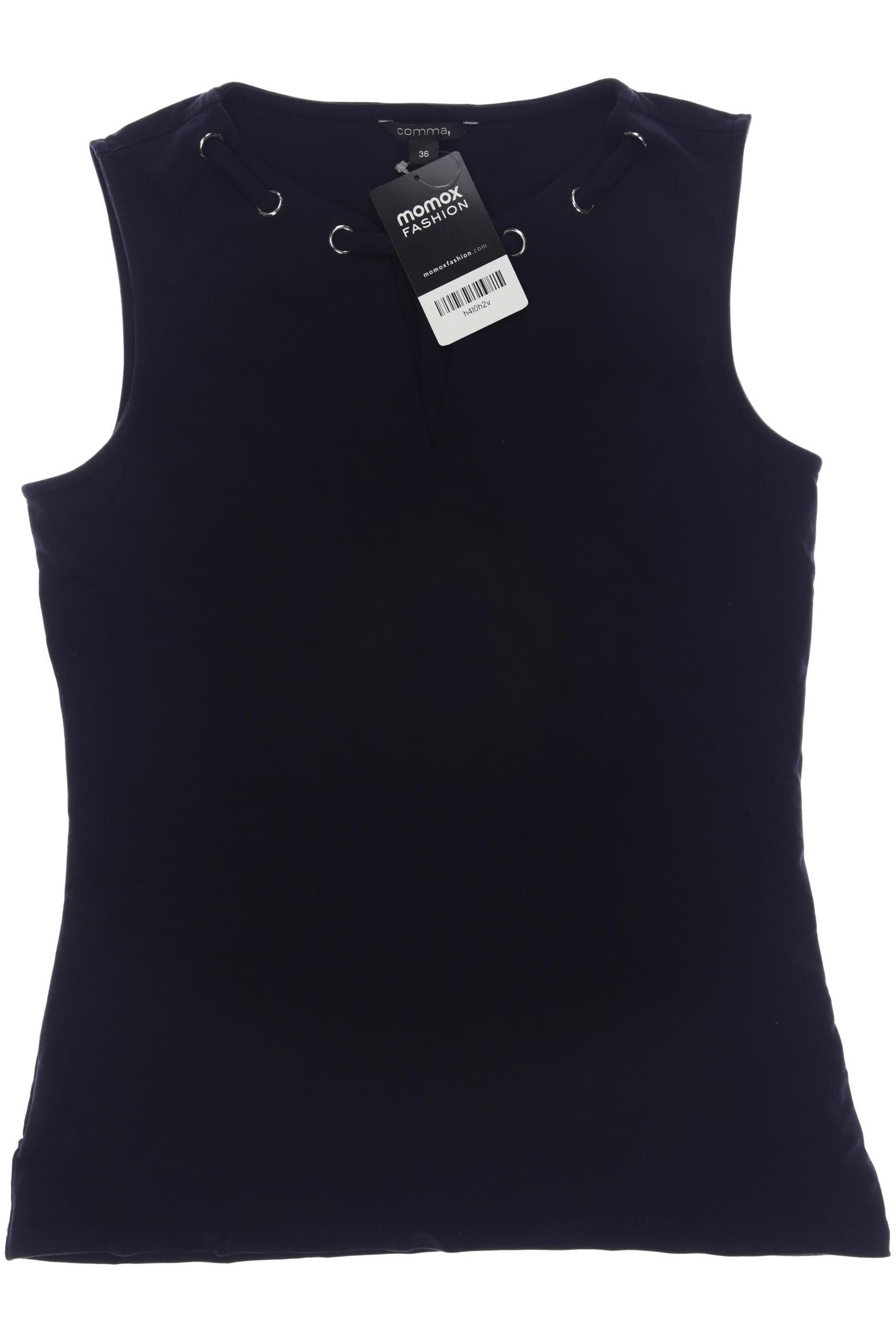 

Comma Damen Top, marineblau, Gr. 36