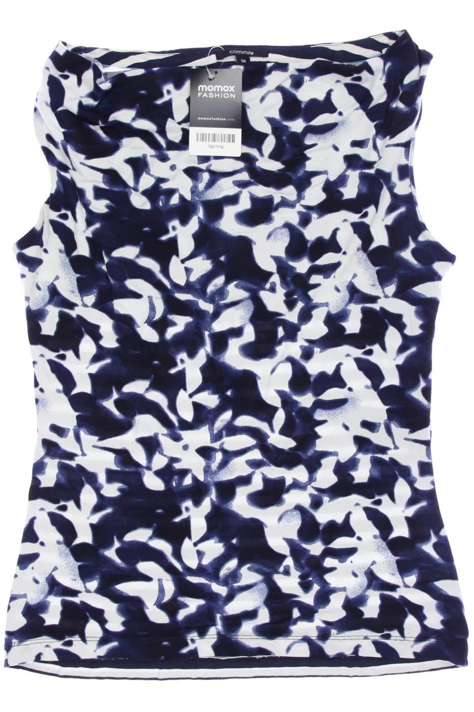 

Comma Damen Top, blau, Gr. 38