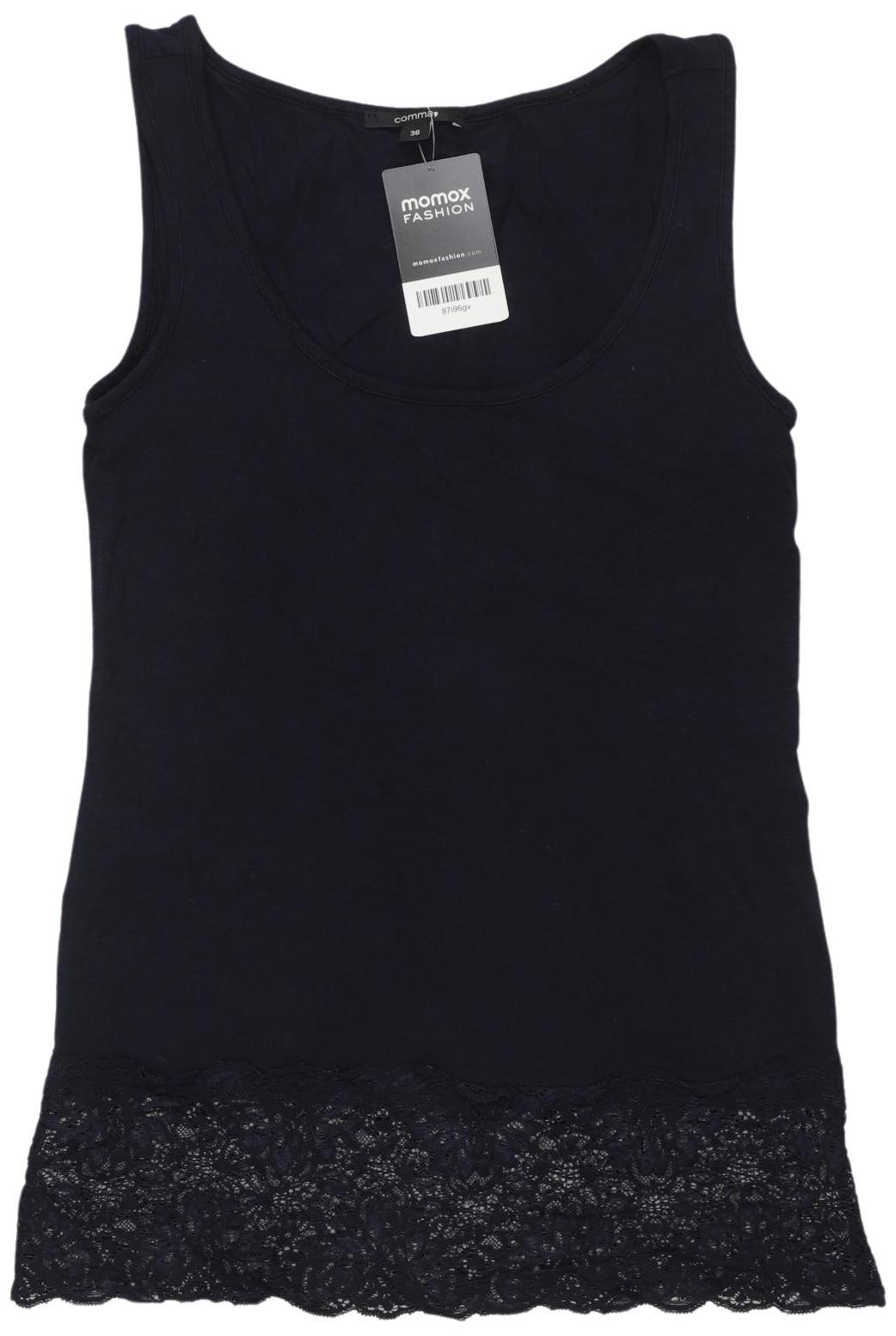 

Comma Damen Top, marineblau, Gr. 36