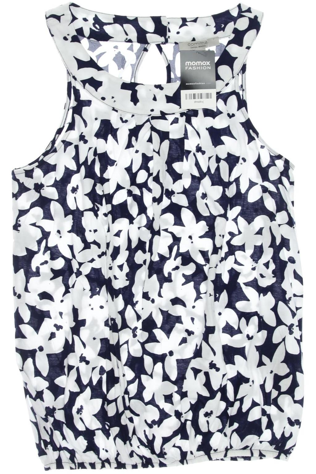 

Comma Damen Top, marineblau, Gr. 36