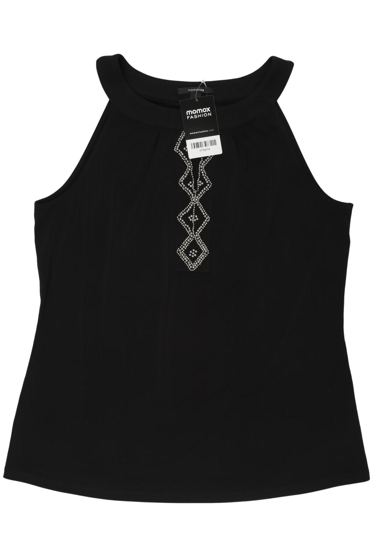

Comma Damen Top, schwarz, Gr. 42