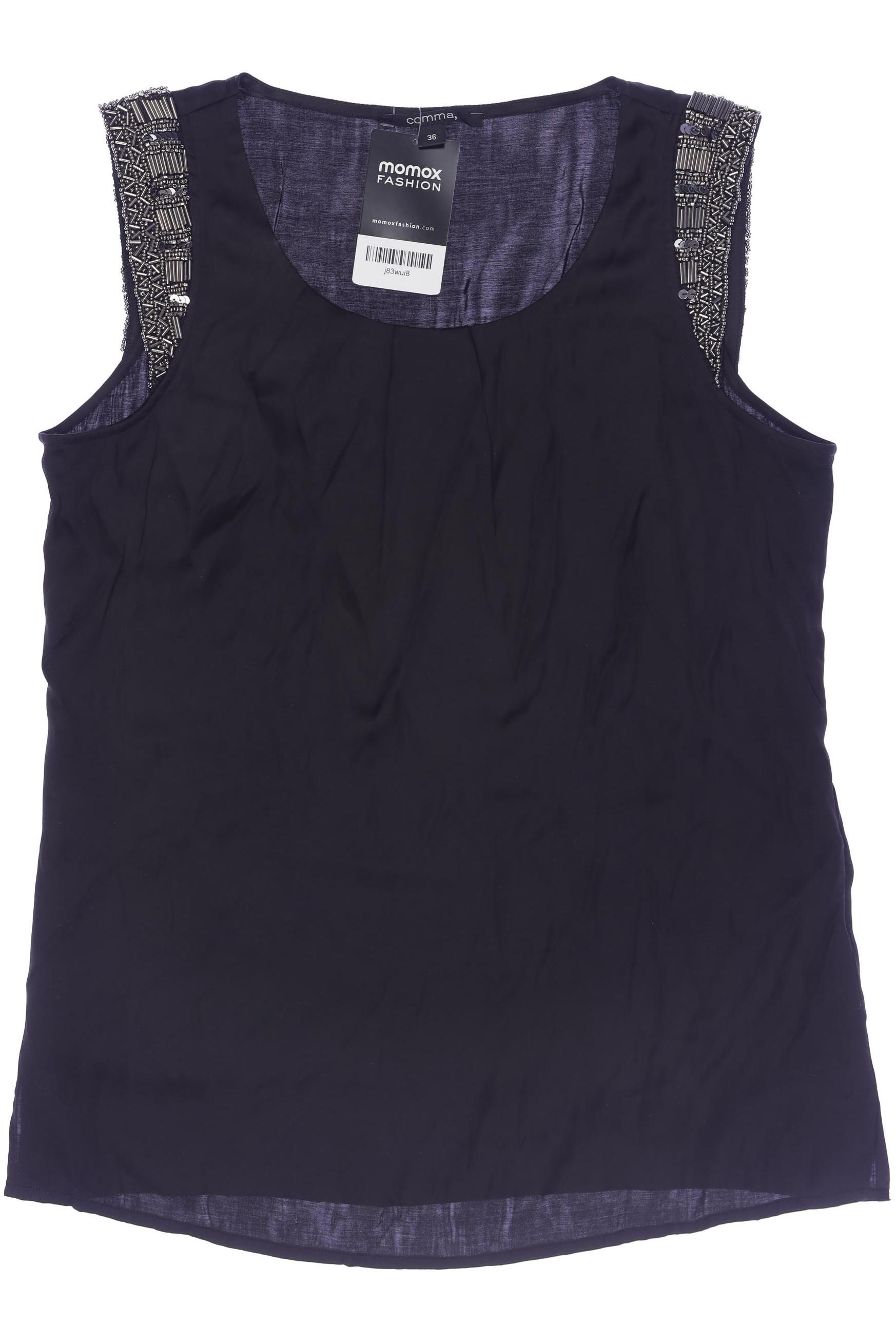 

Comma Damen Top, schwarz, Gr. 36