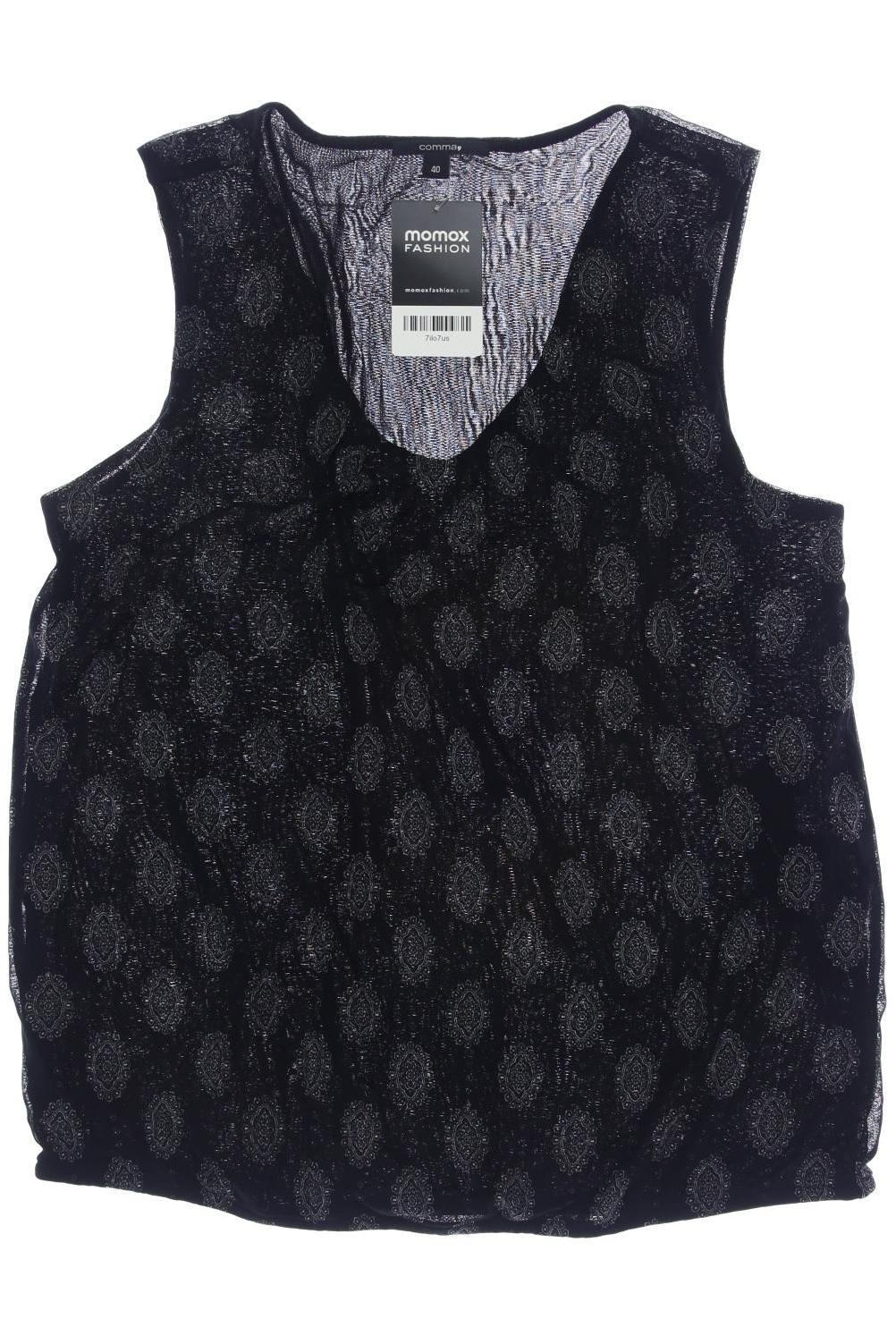 

Comma Damen Top, schwarz, Gr. 40