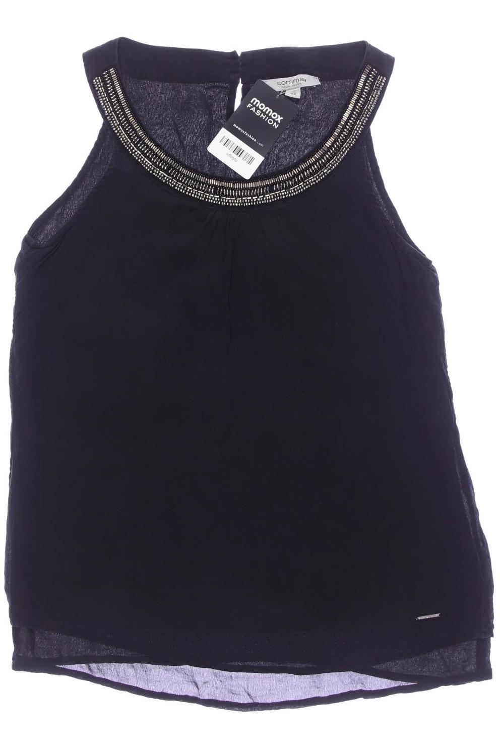 

Comma Damen Top, schwarz, Gr. 34