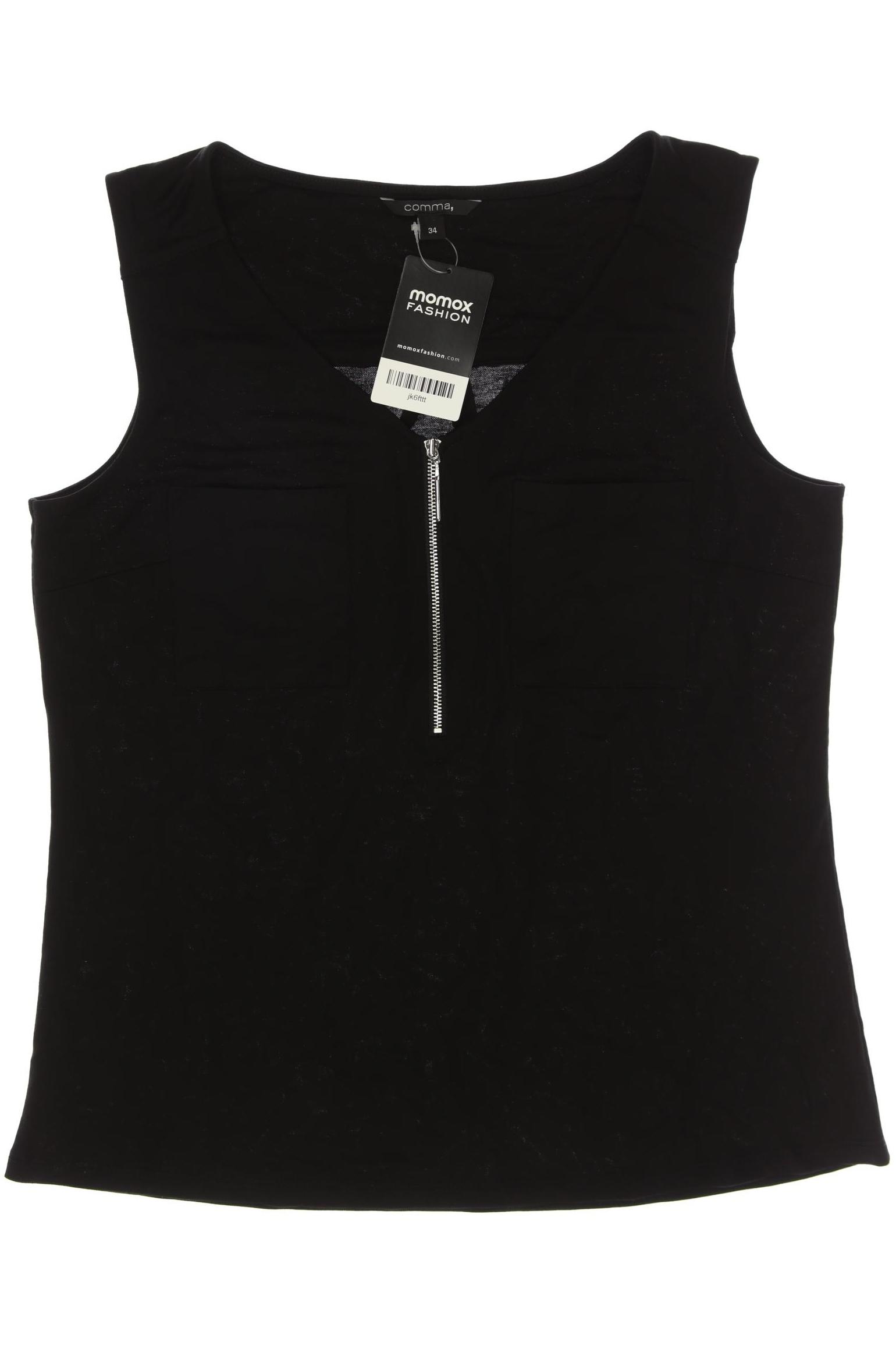 

Comma Damen Top, schwarz