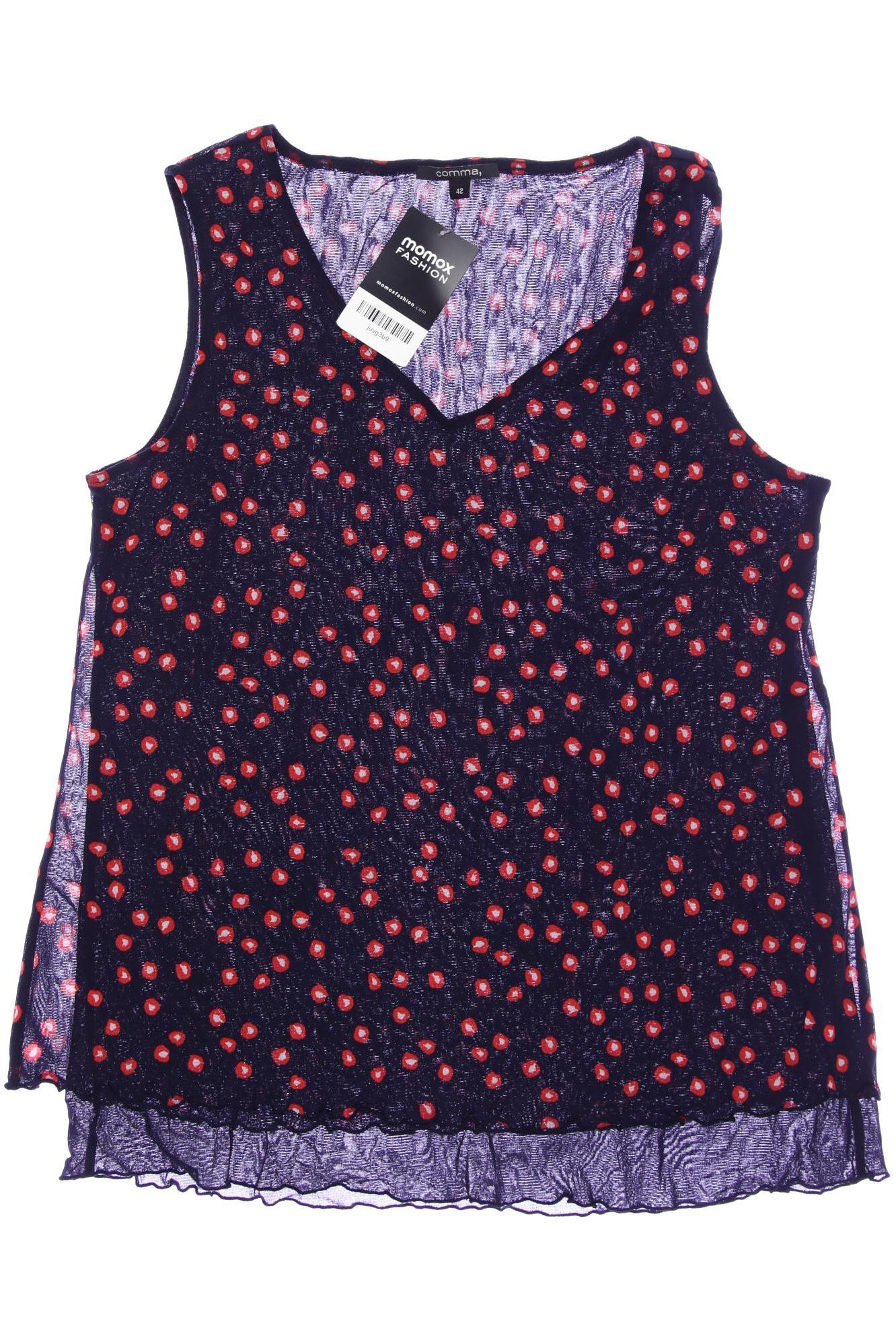 

Comma Damen Top, marineblau, Gr. 42