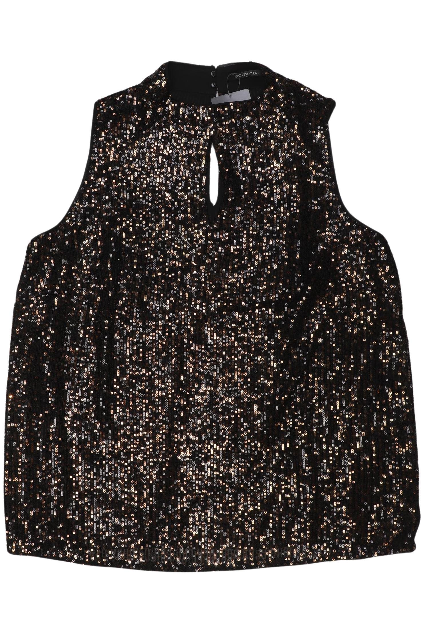 

Comma Damen Top, schwarz, Gr. 38
