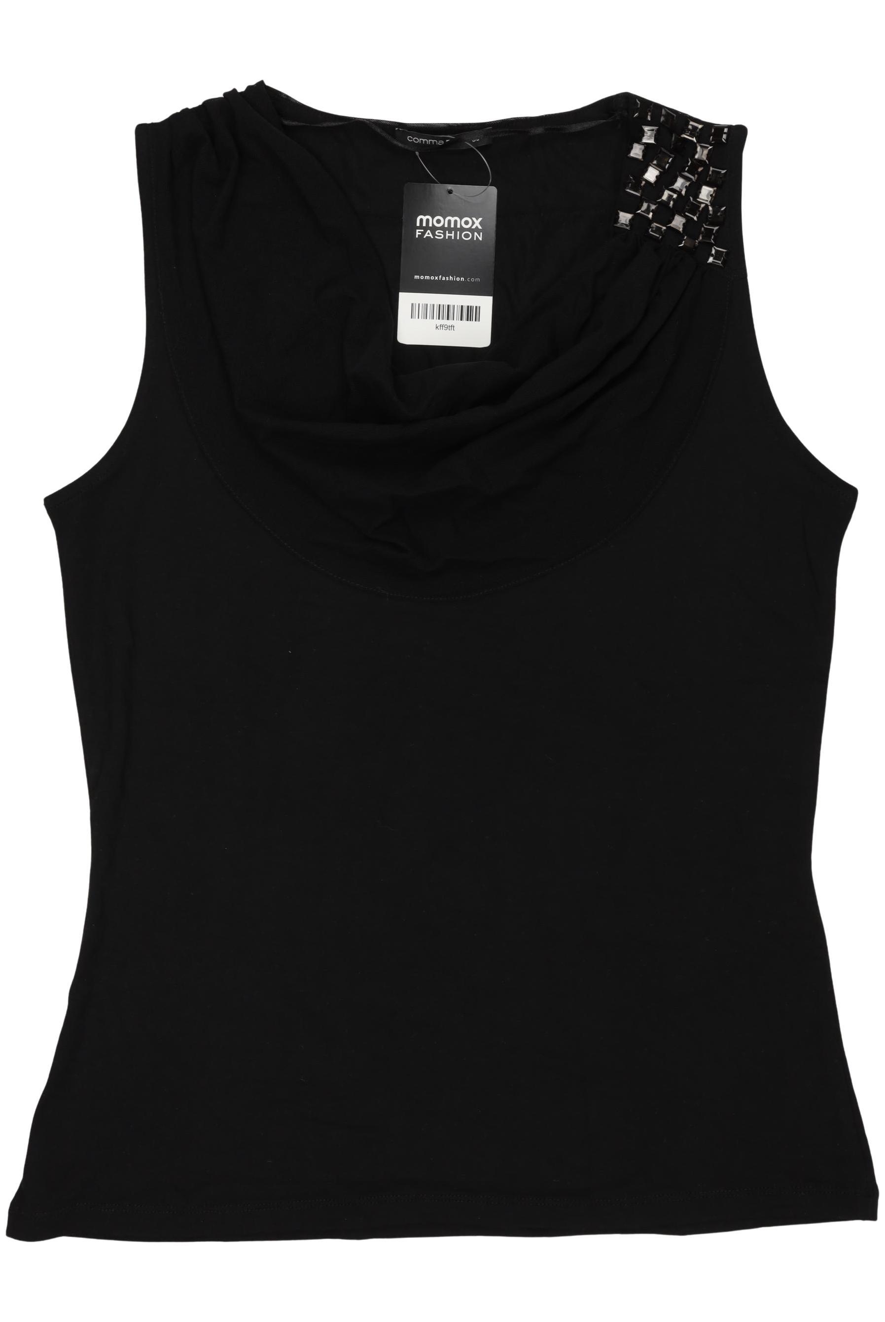 

Comma Damen Top, schwarz, Gr. 36