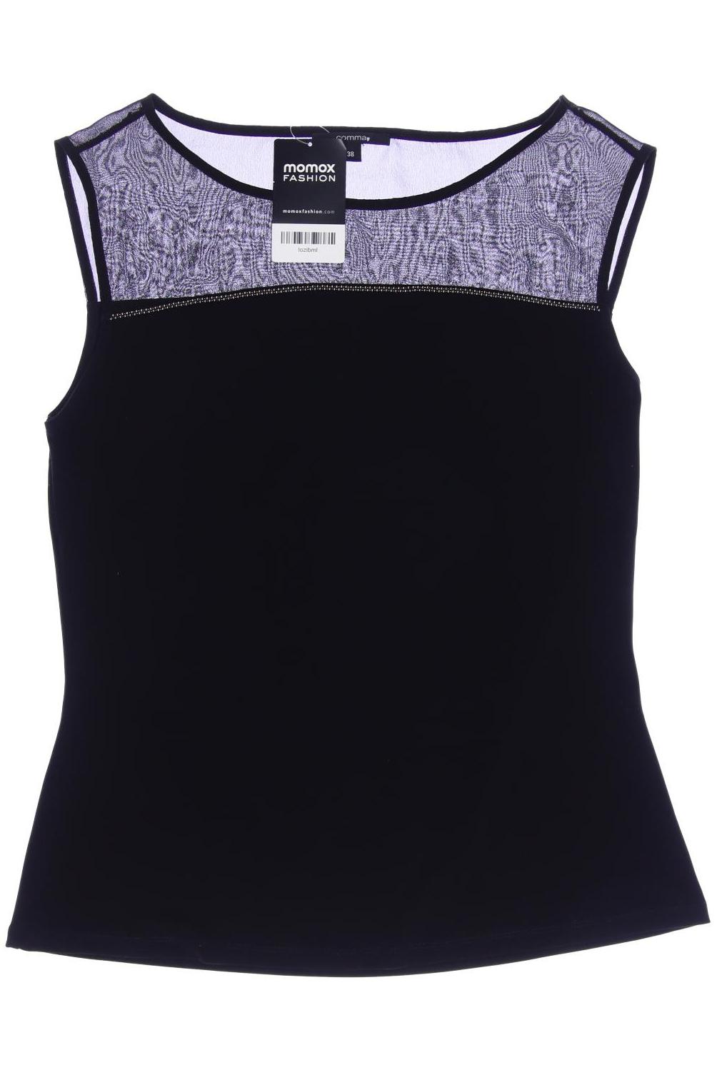 

Comma Damen Top, schwarz