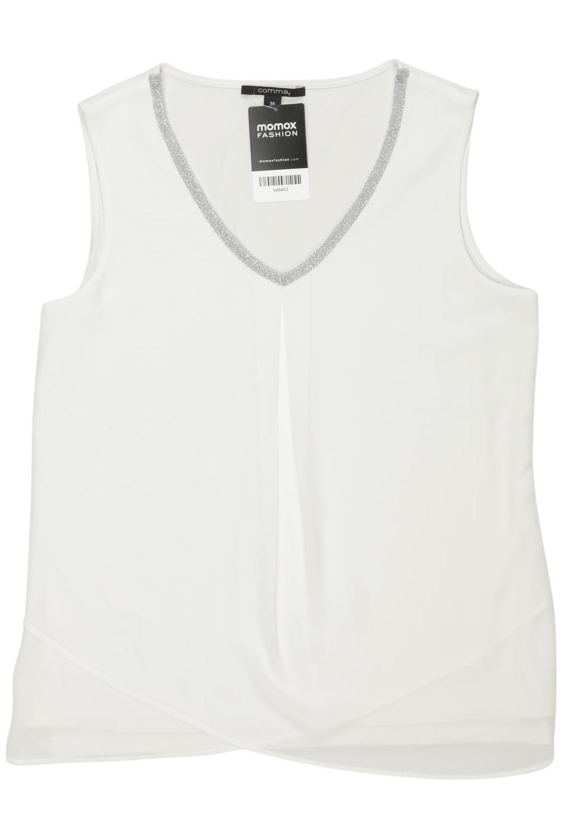 

Comma Damen Top, weiß, Gr. 36