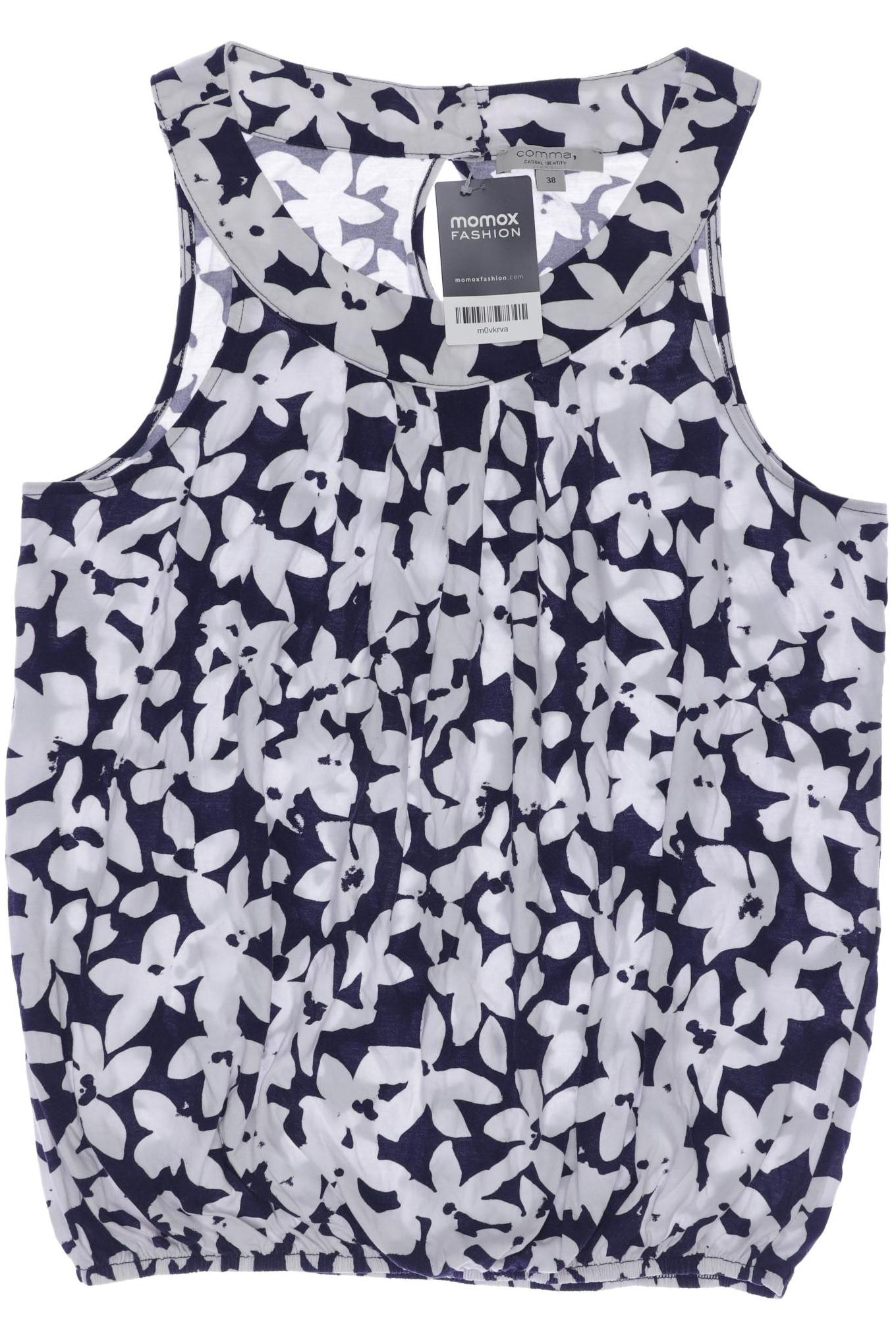 

Comma Damen Top, marineblau, Gr. 38