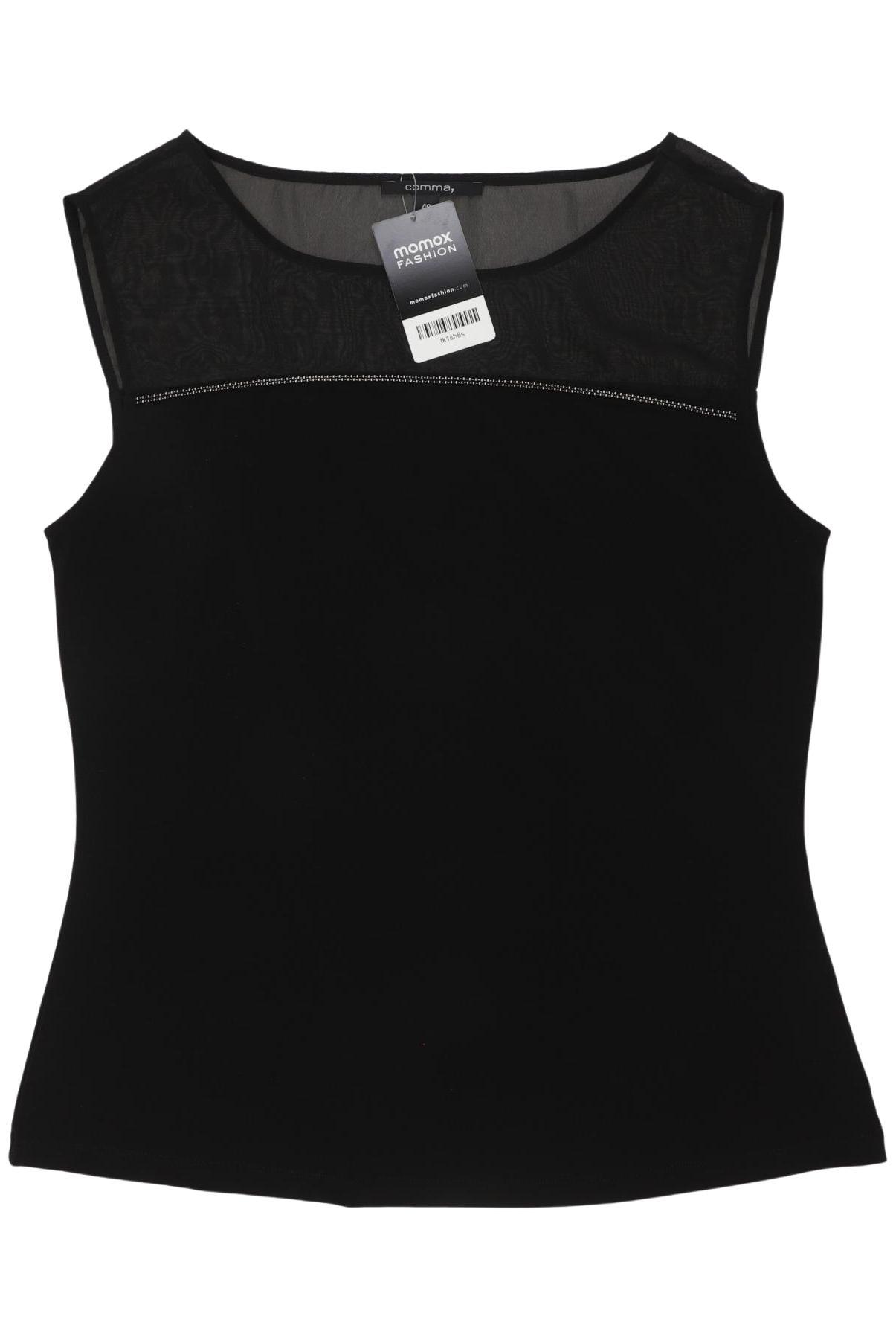 

Comma Damen Top, schwarz, Gr. 40