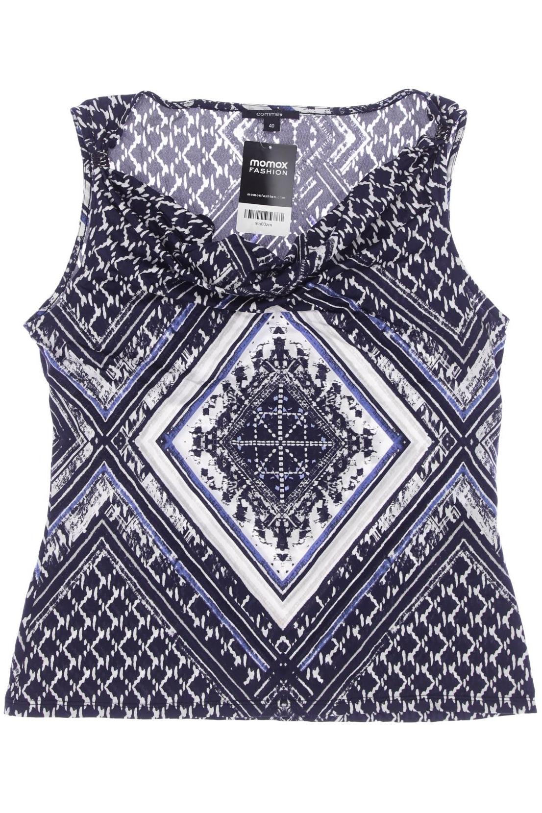 

Comma Damen Top, marineblau, Gr. 40